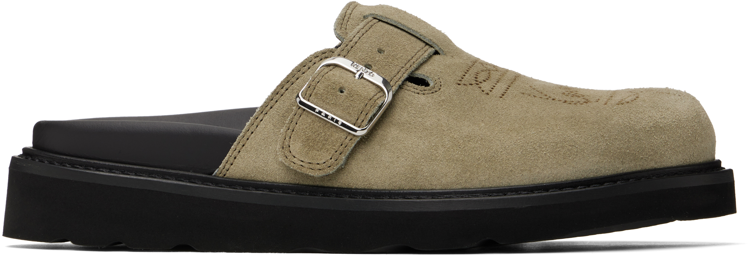 【関税込み】Kenzo ベージュ Kenzo Paris Kenzo Matto クロッグ Kenzoのベージュ Kenzo Paris 'KENZO Matto' クロッグがセール中
