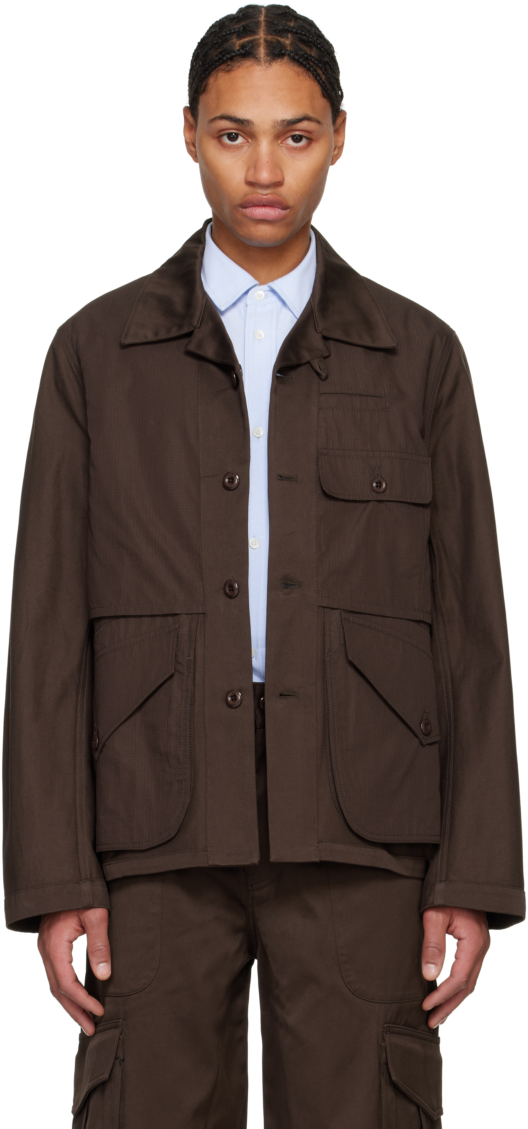 Kenzoのブラウン Kenzo Paris Workwear リバーシブル ジャケット
