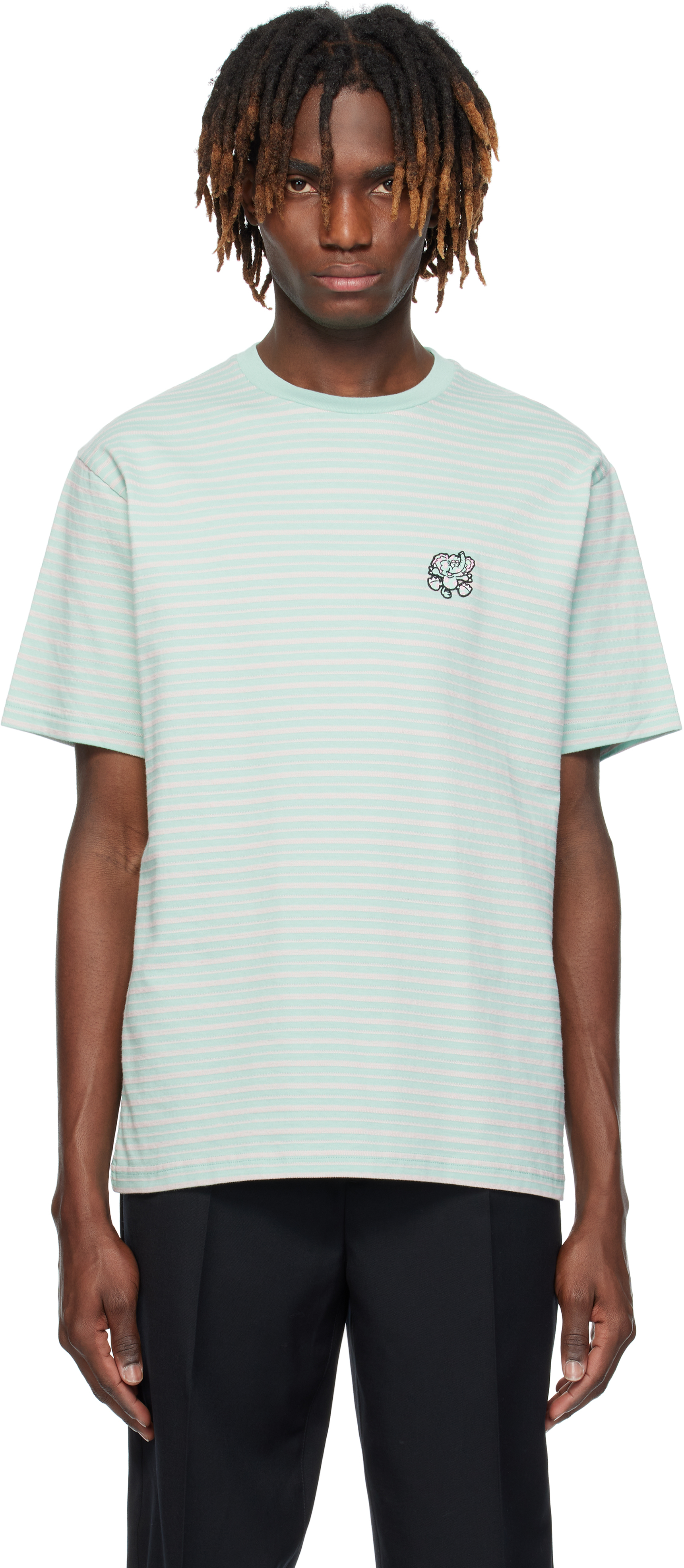 Green Kenzo Paris VERDY Edition Embroidered T-shirt by Kenzo