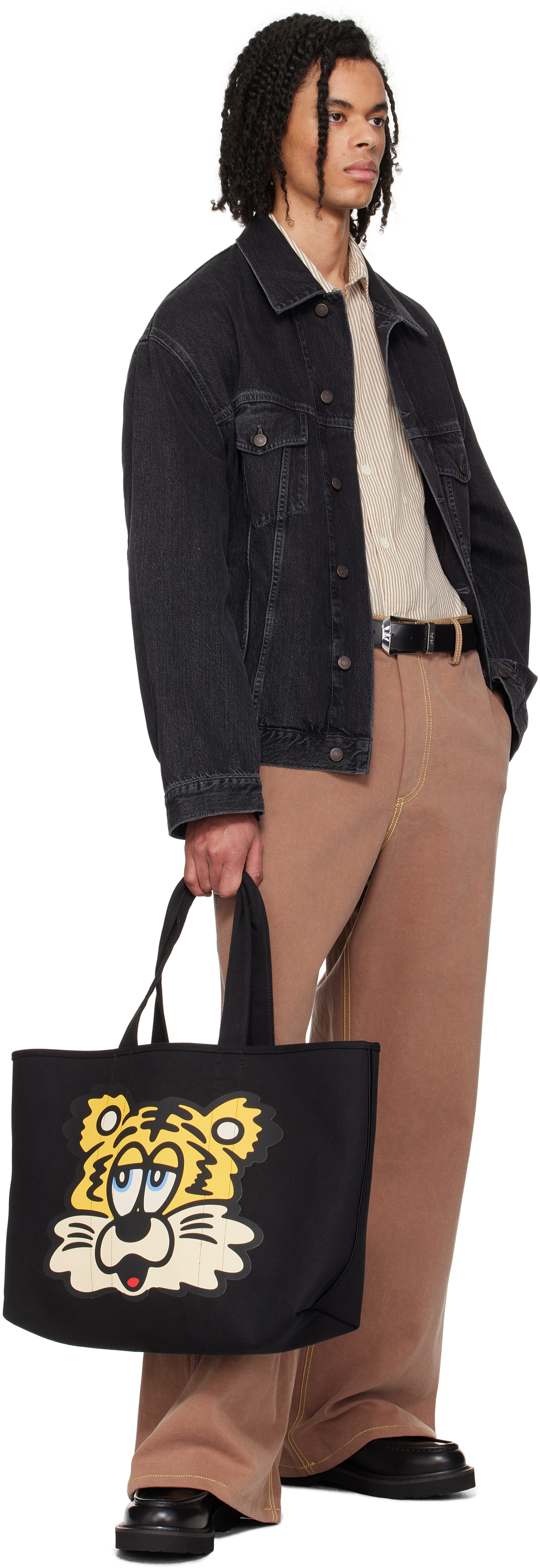 Kenzo Black  Paris ' Ukio' Loafers In Black