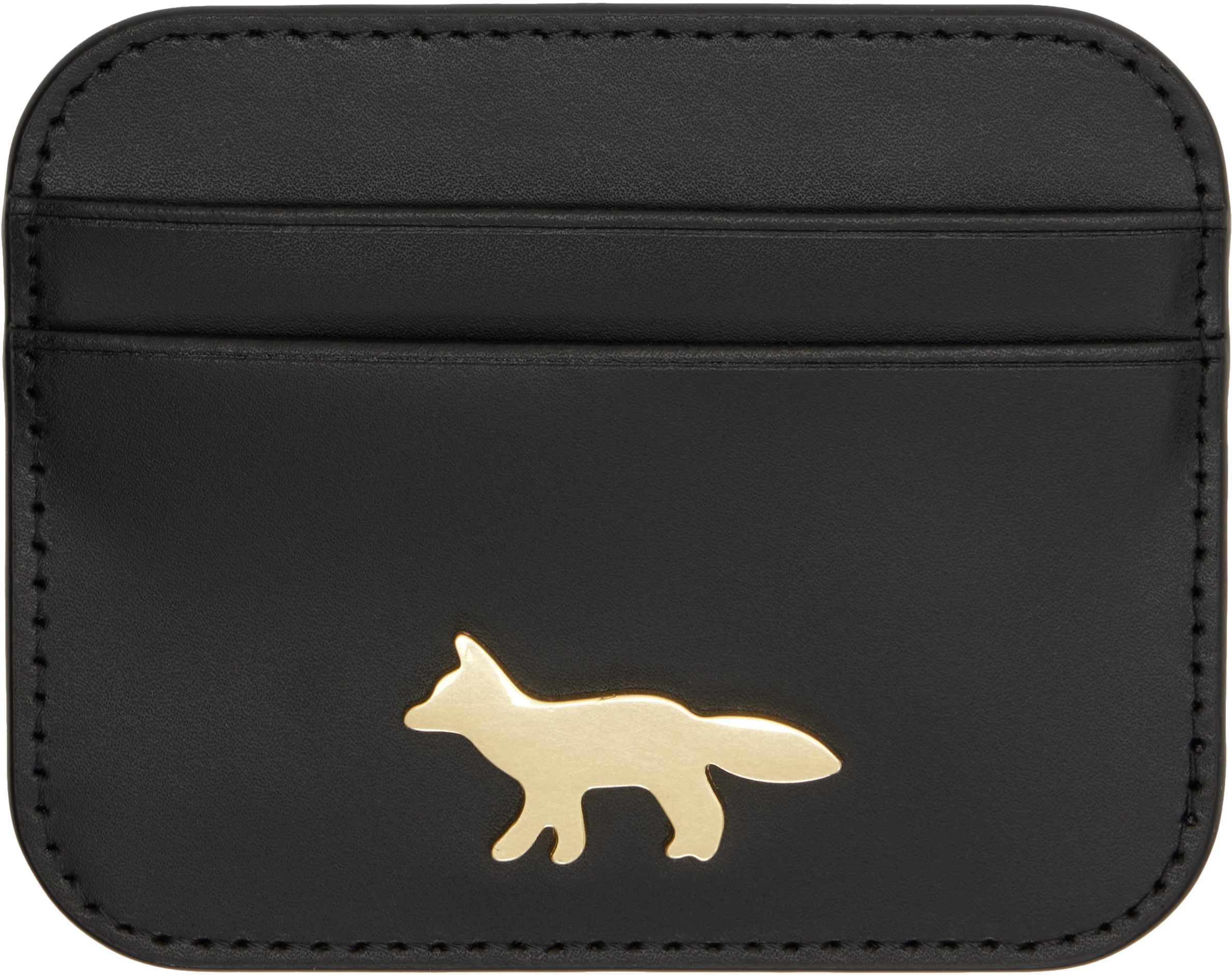 Maison Kitsuné Black Edie Card Holder