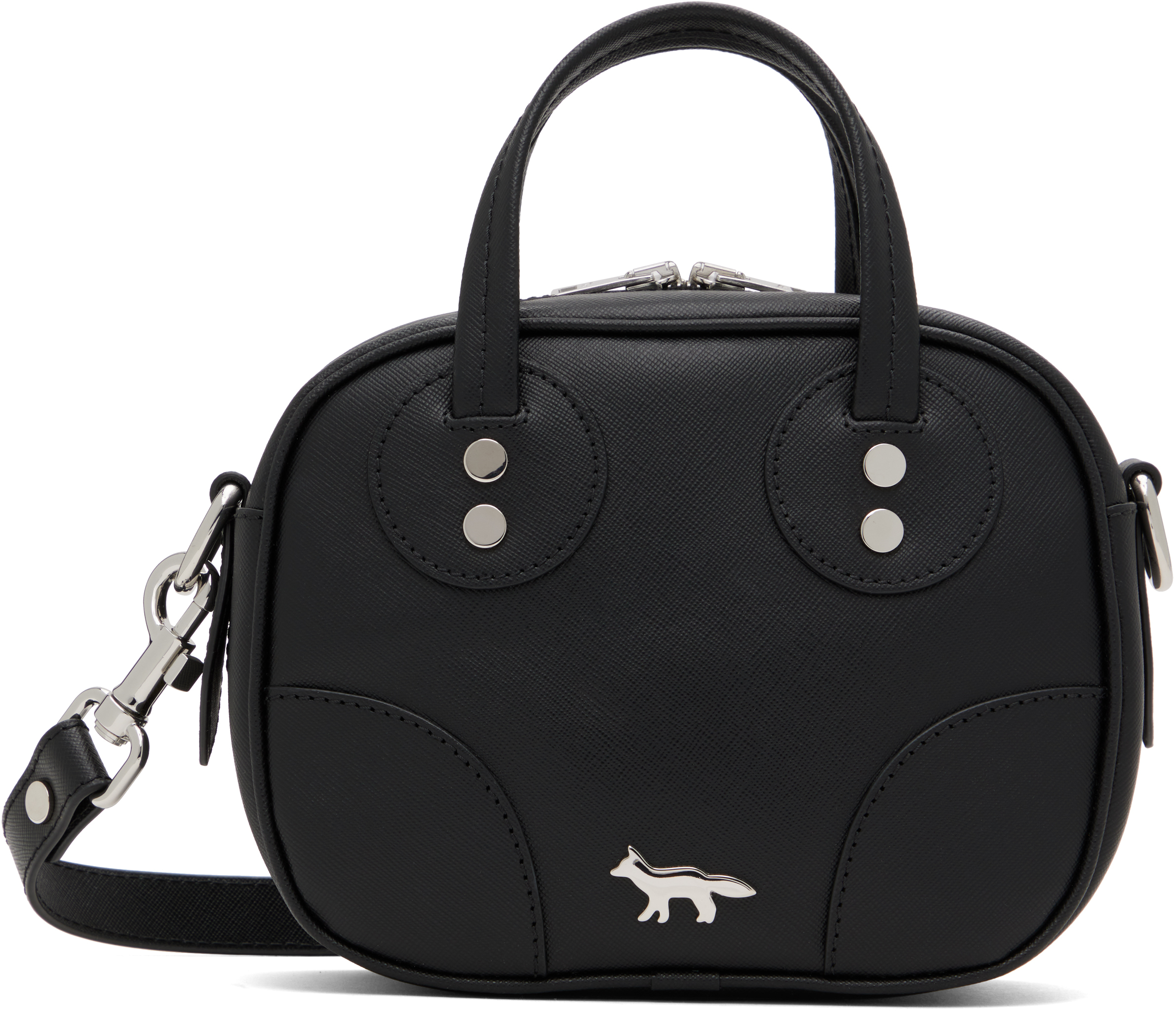 Maison Kitsuné Black Boogie Bag