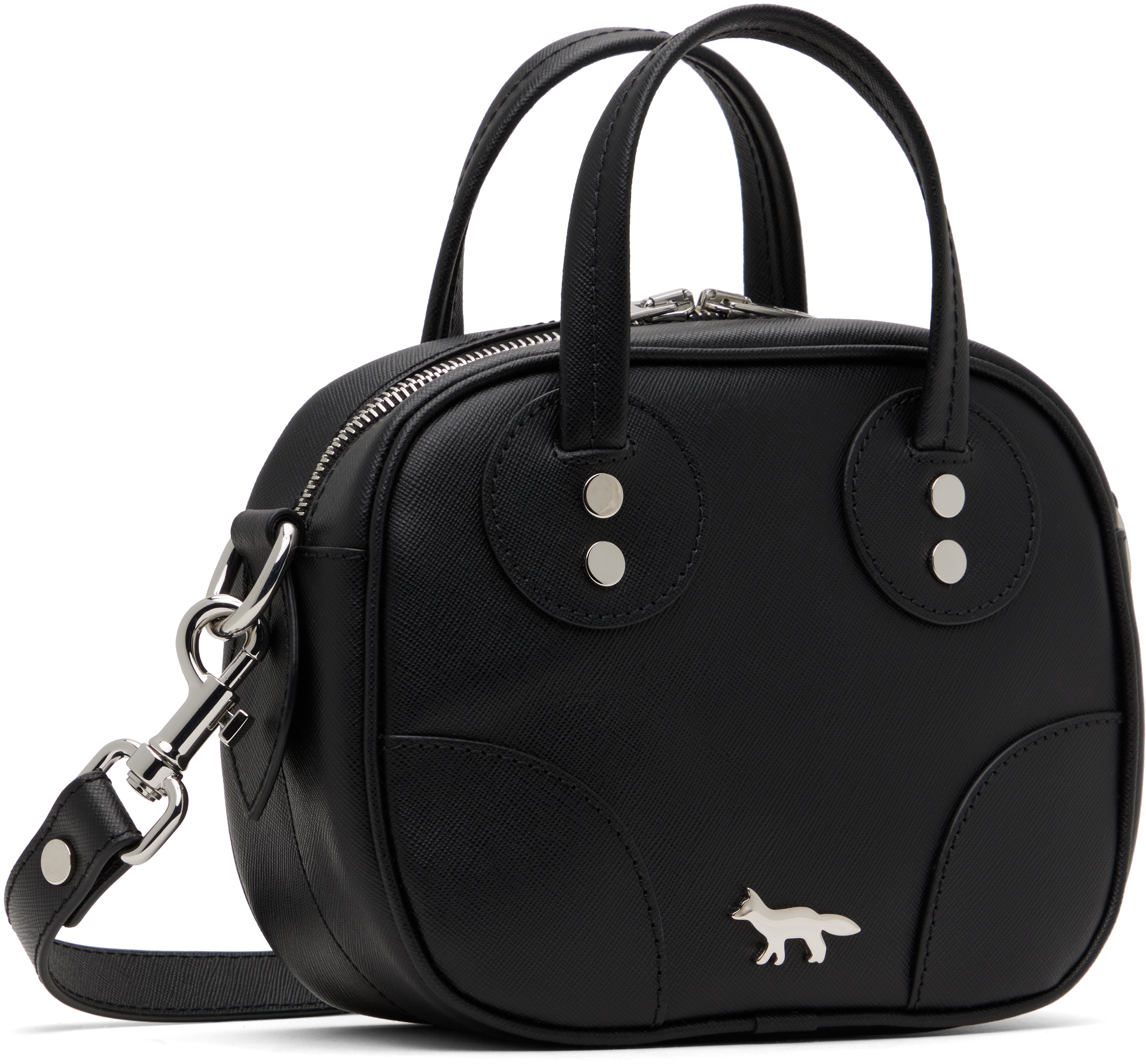 MAISON KITSUNÉ BLACK BOOGIE BAG