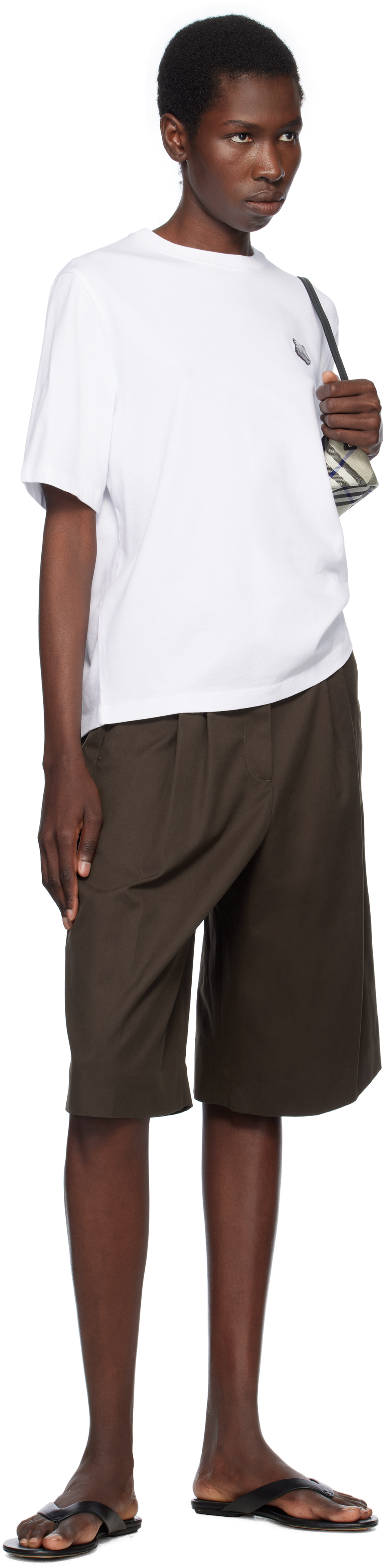 Shop Maison Kitsuné White Bold Fox Head Patch Comfort T-shirt