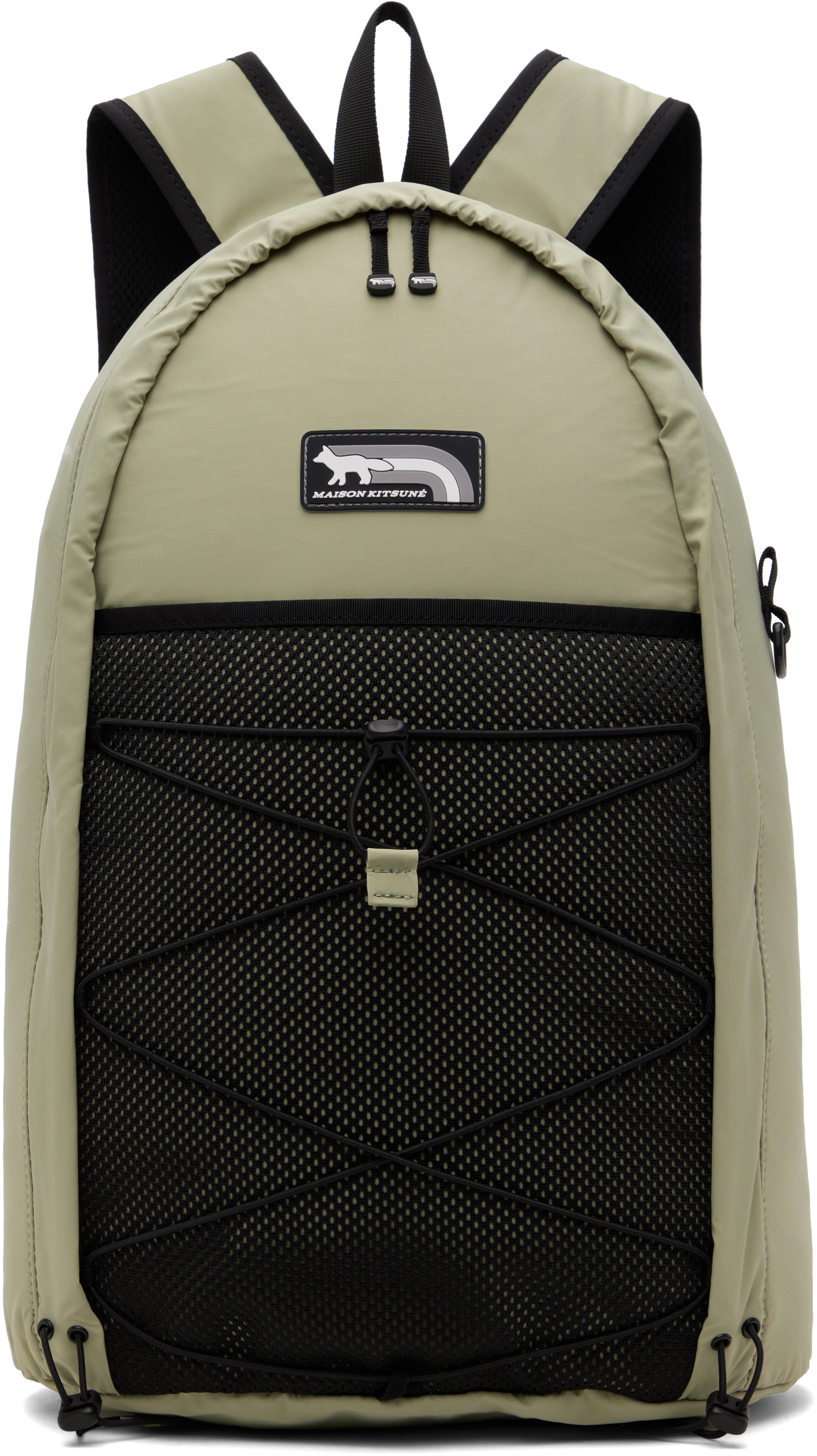 極美品 現行 メゾンキツネ フラッシュフォックス グリーン バッグバッグ