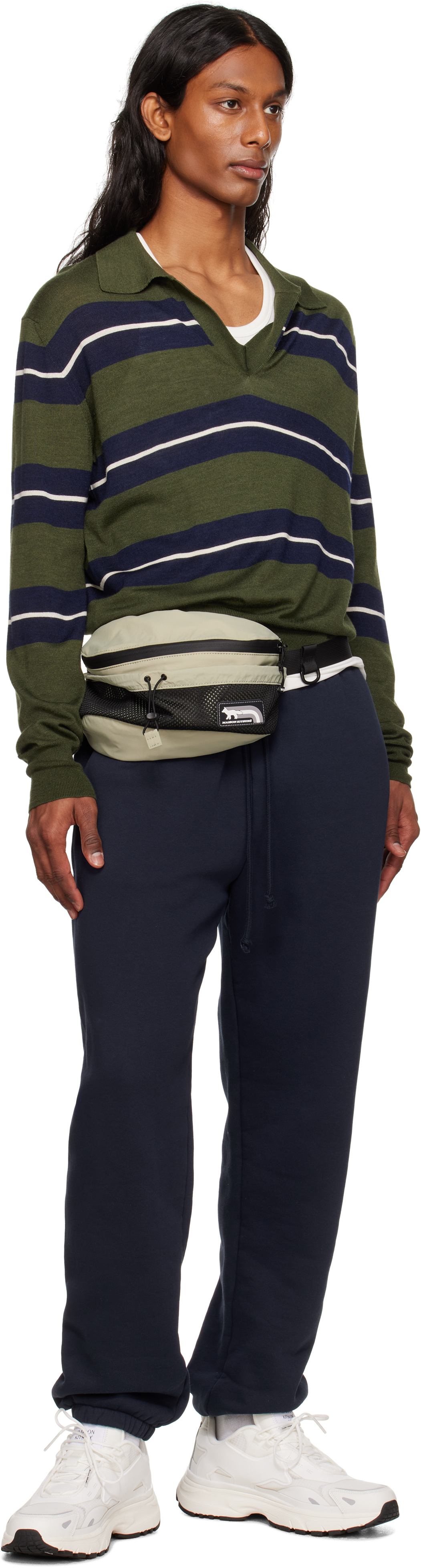 Maison Kitsuné Green Flash Fox Belt Bag