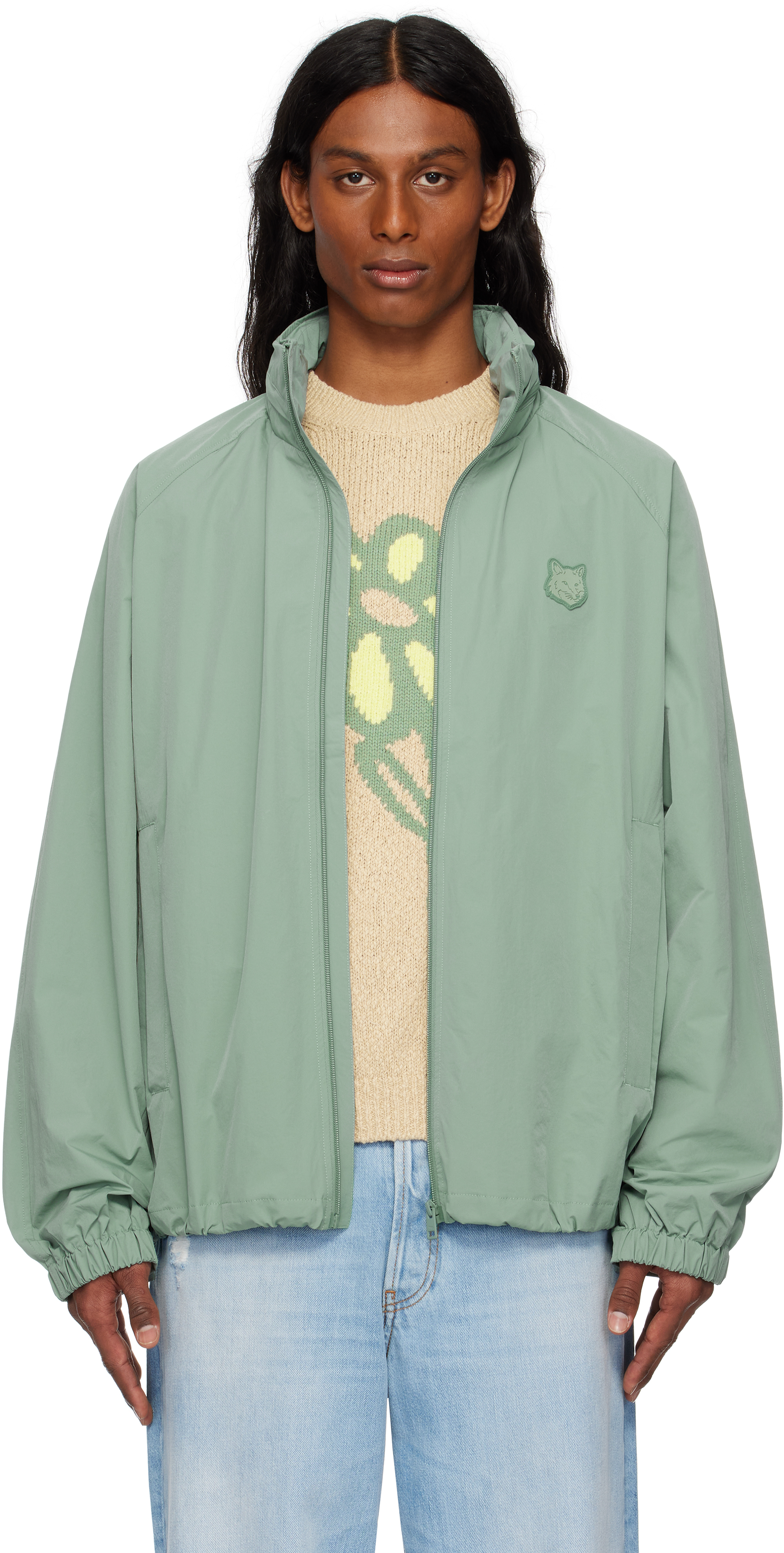 【MAISON KITSUNE】メンズ シティコインズT カーキ Maison Kitsune（メゾンキツネ）の「City Coins Comfort T-shirt