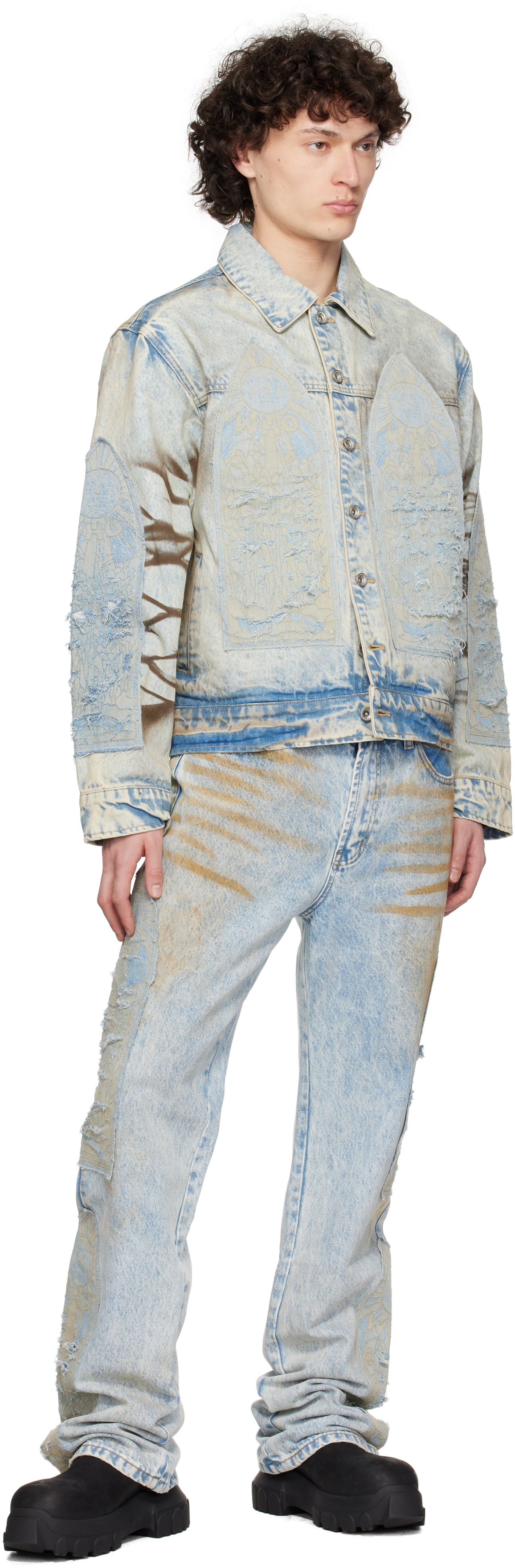 Who Decides War Blue Mechanic Signature Jeans In Denim