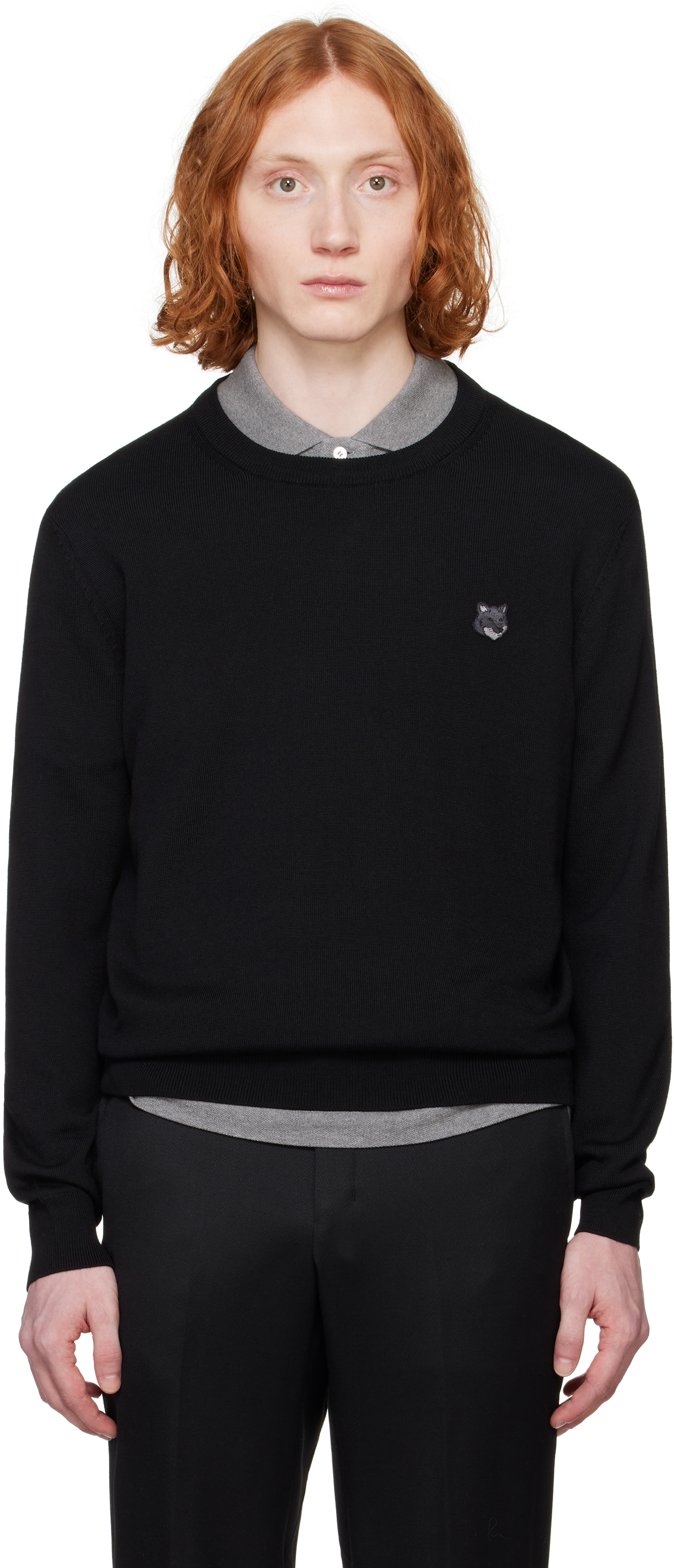 maison-kitsune-black-bold-fox- maison-kitsune-black-bold-fox-