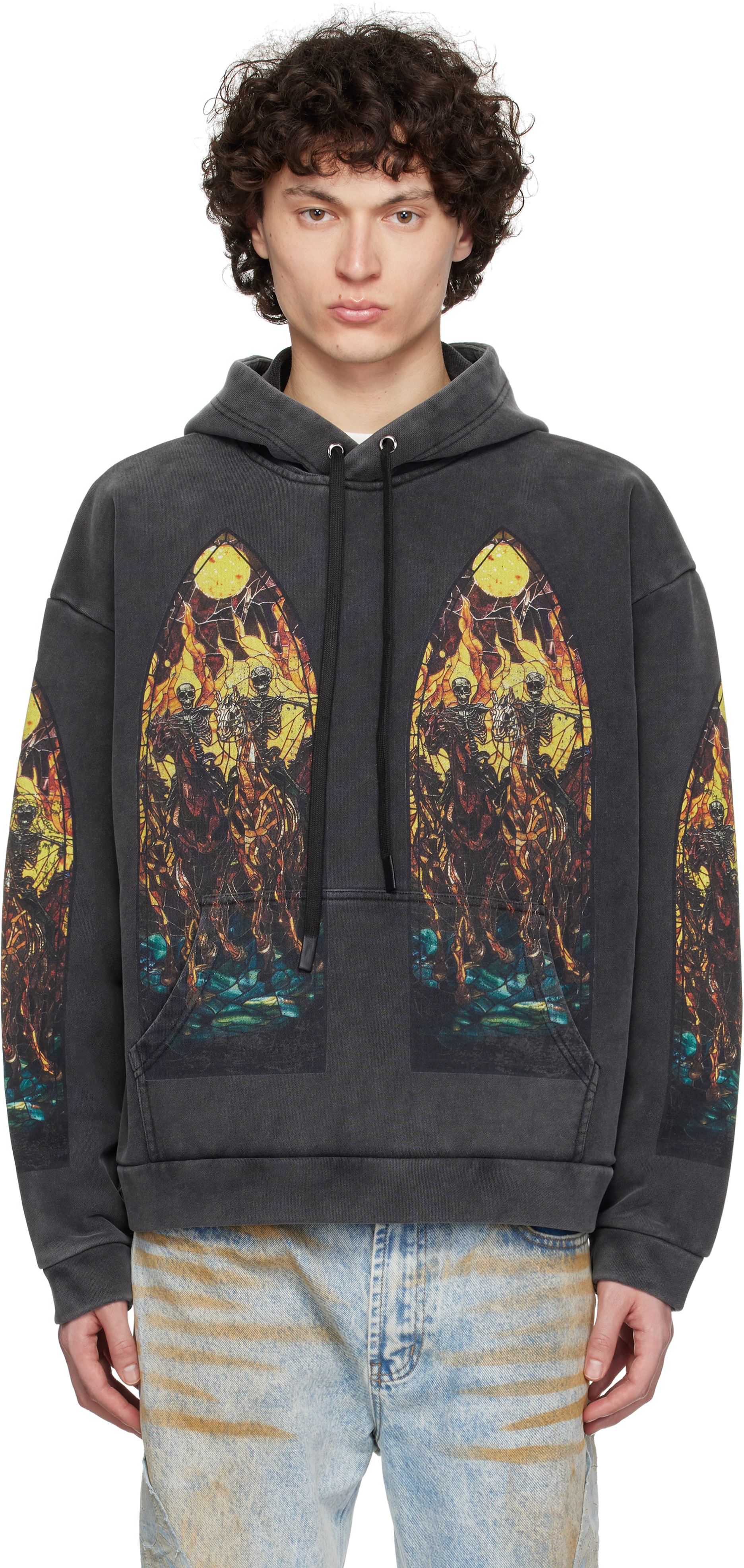 【関税込み】Who Decides War ブラック Ember Chapel フーディ Who Decides War Ember Chapel Hoodie in Black for Men | Lyst
