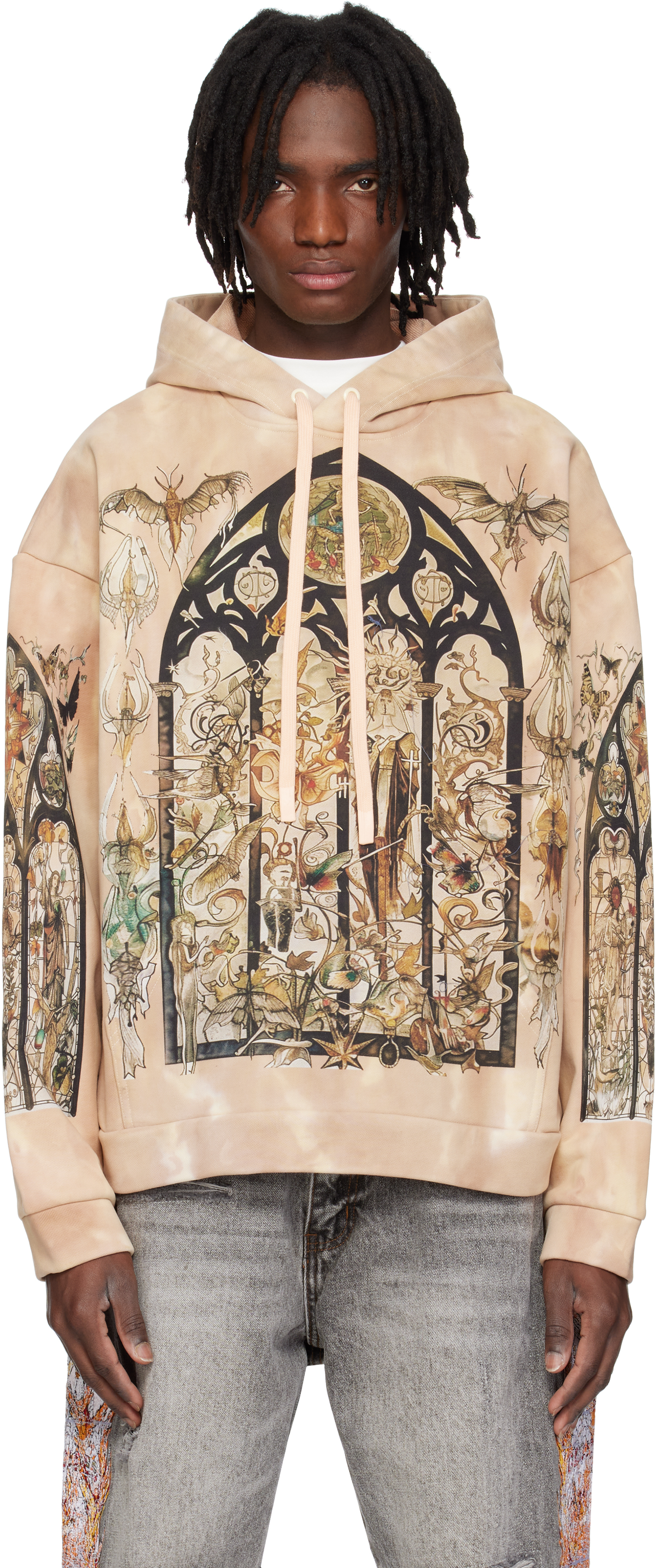 スウェット・トレーナー WHO DECIDES WAR Gleaming Hoodie Tan Tan Gleaming Hoodie by Who Decides War on Sale