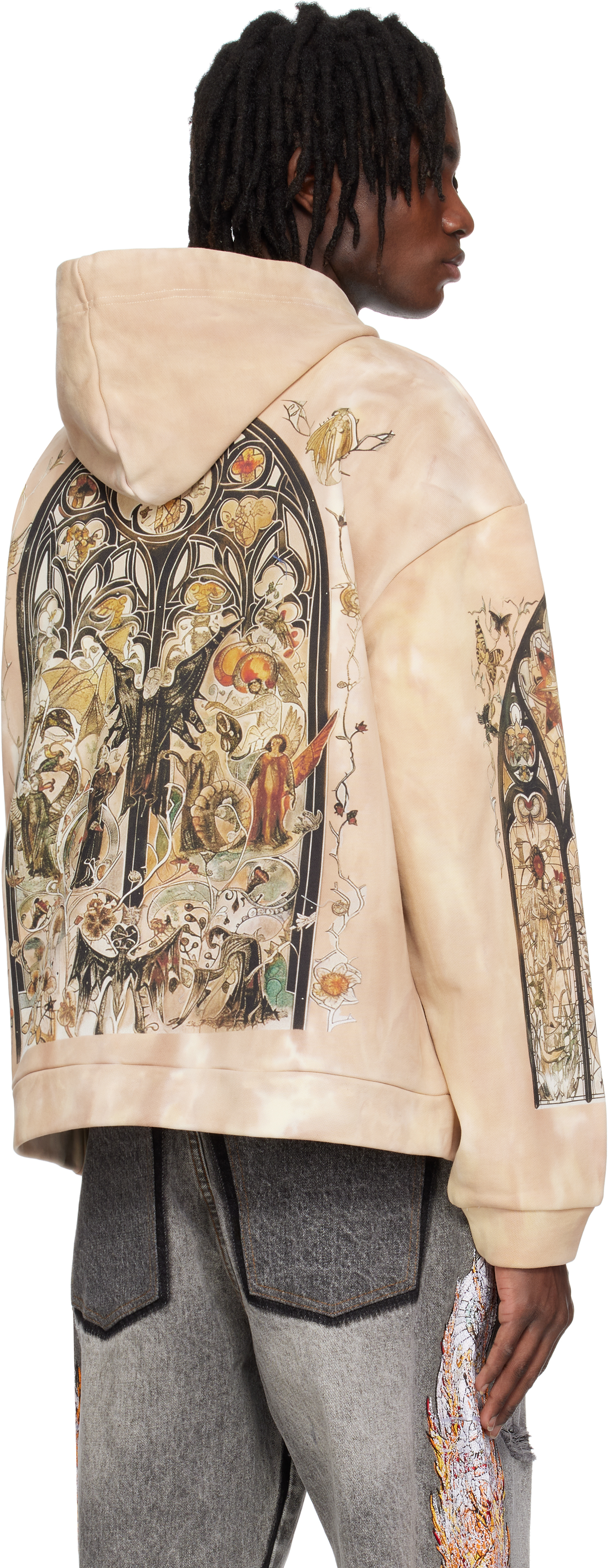 Who Decides War Gleaming Hooded Pullover In Tan
