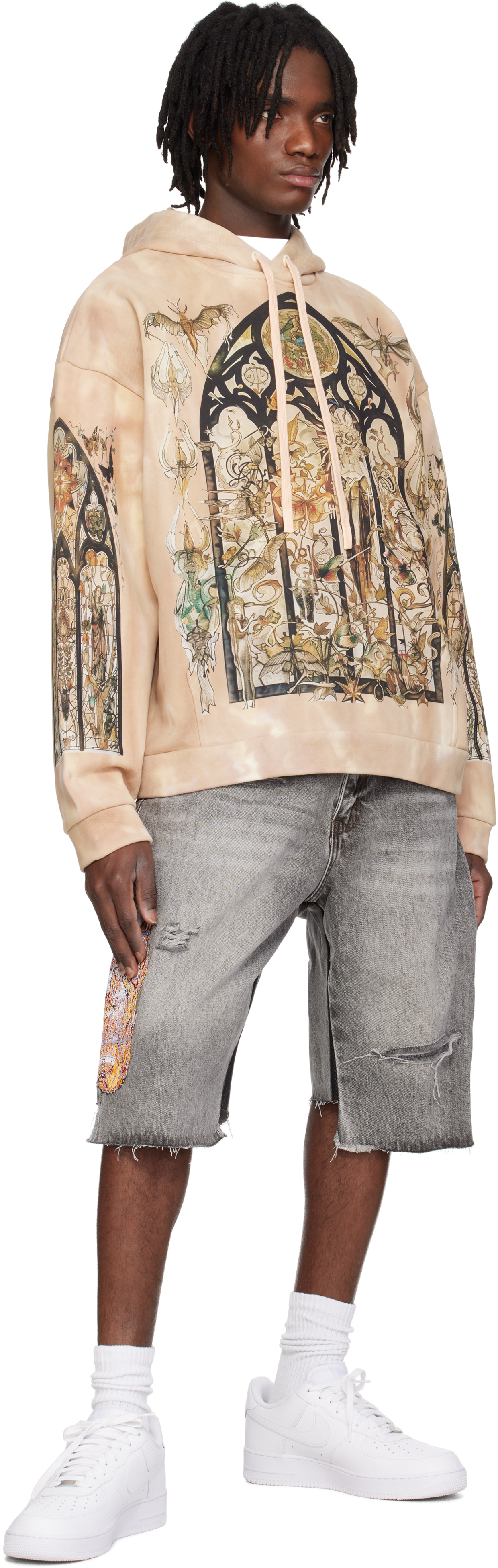 Who Decides War Gleaming Hooded Pullover In Tan