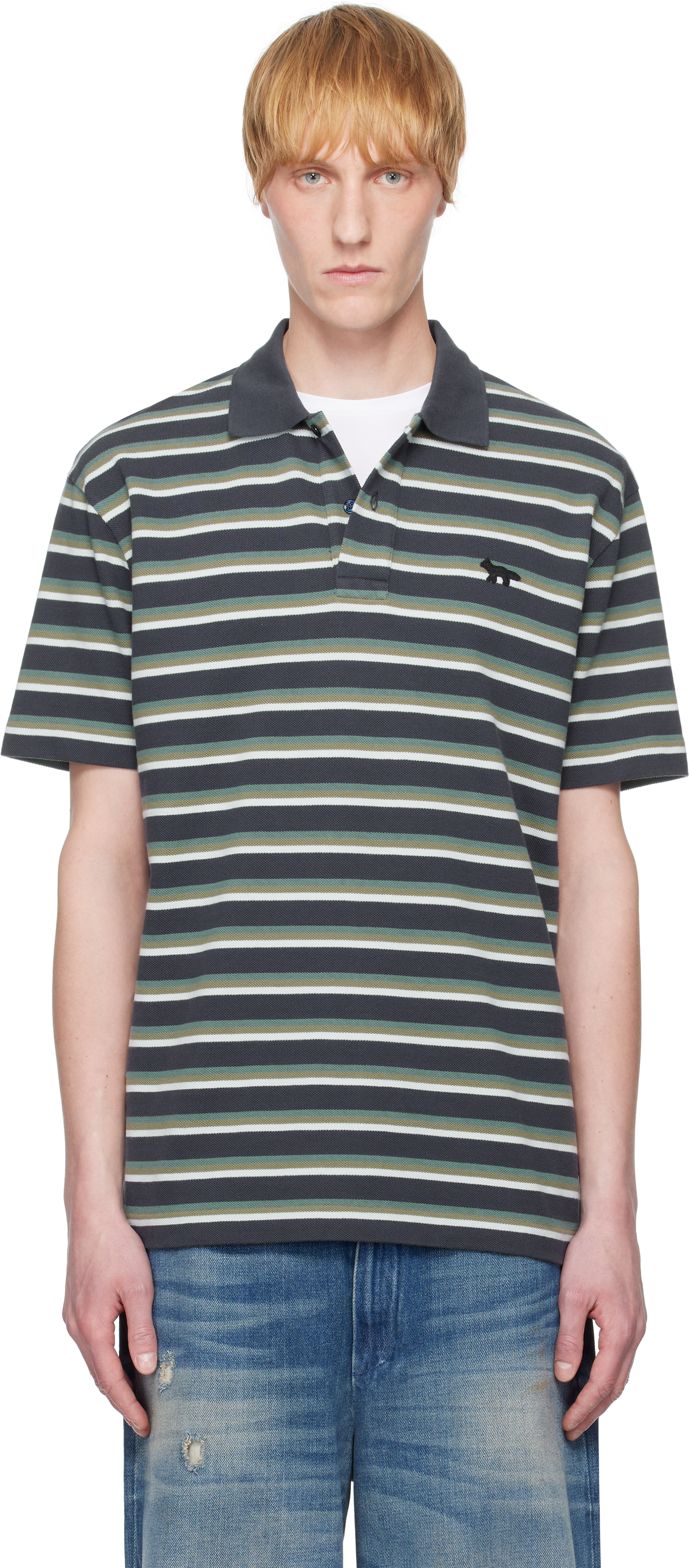 maison-kitsune-navy-and-green-
