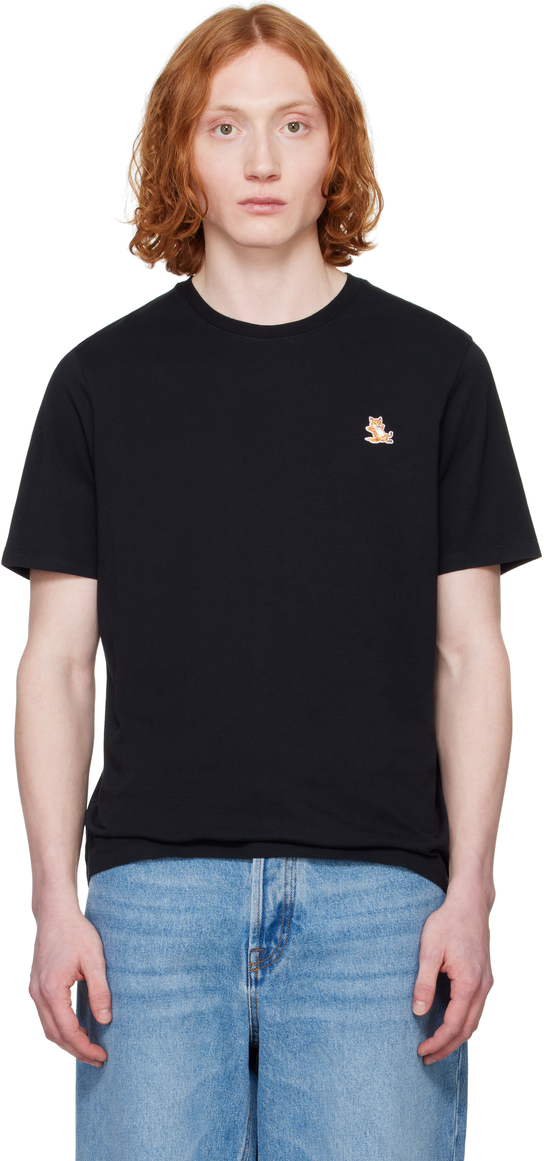 Maison Kitsunéのブラック チラックスフォックス パッチ