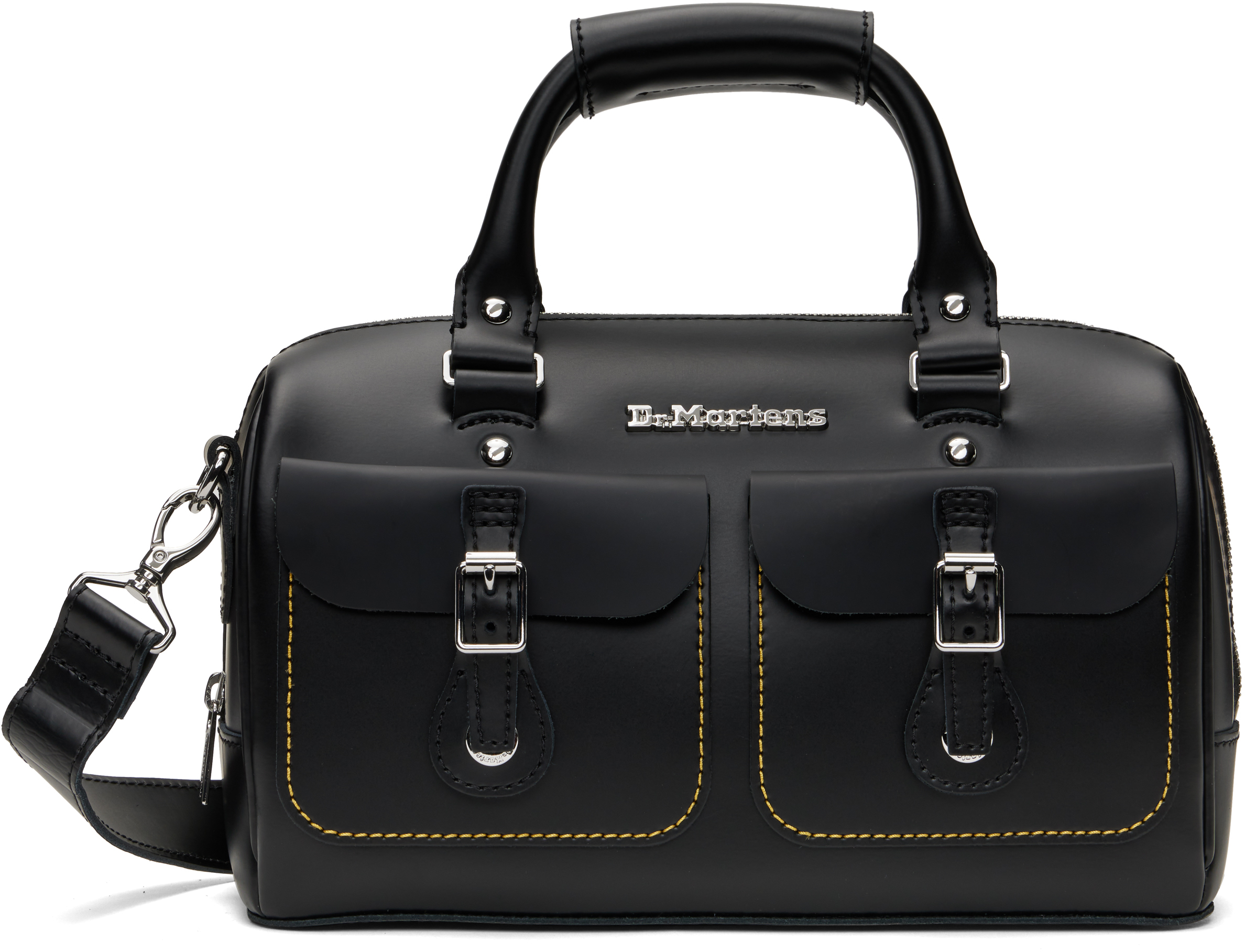 Dr Martens★KIEV LEATHER TOP HANDLE BAG★BLACK Kiev Leather Top Handle Bag in Black | Dr. Martens