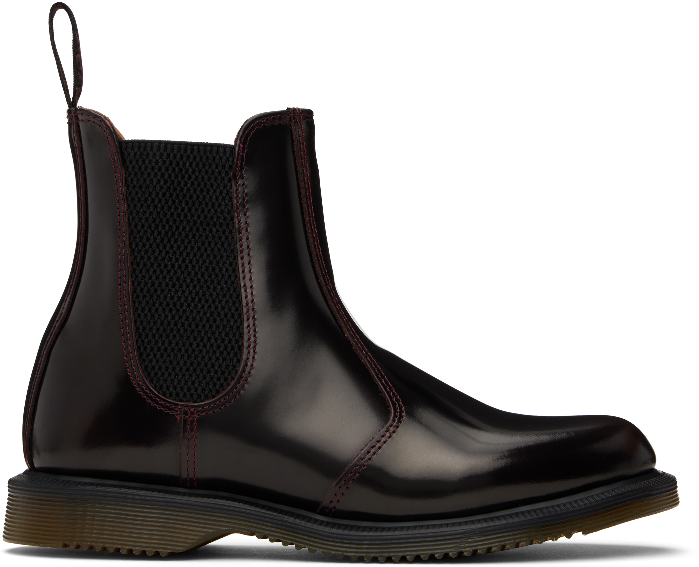 Burgundy Flora Arcadia Chelsea Boots