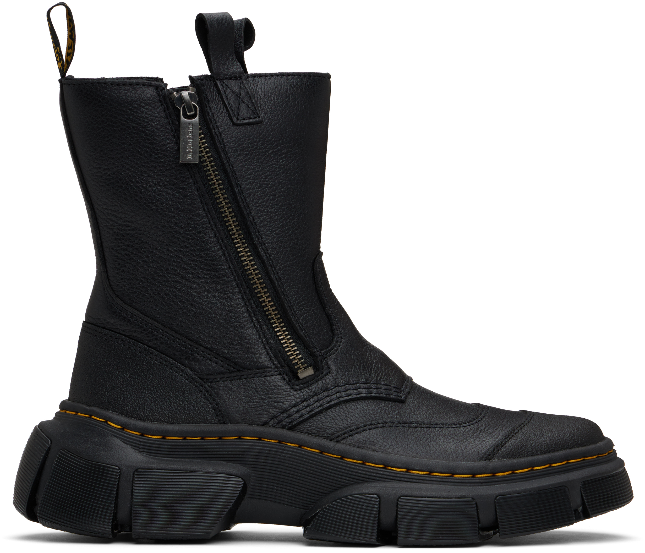 Black DMXL Rigger Leather Boots