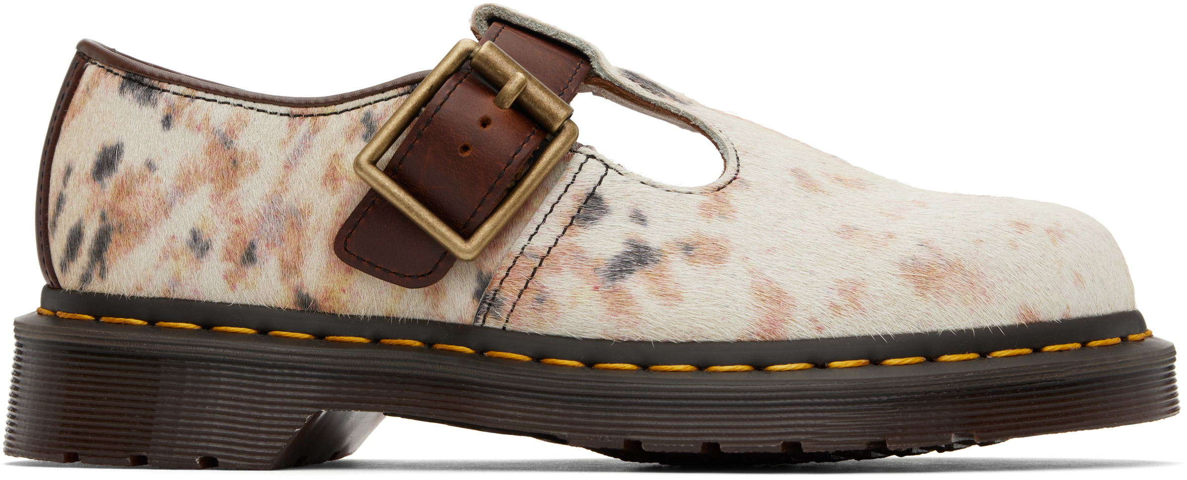 【関税込み】Dr. Martens オフホワイト Tバーシューズ Dr. Martensのオフホワイト Tバーシューズがセール中