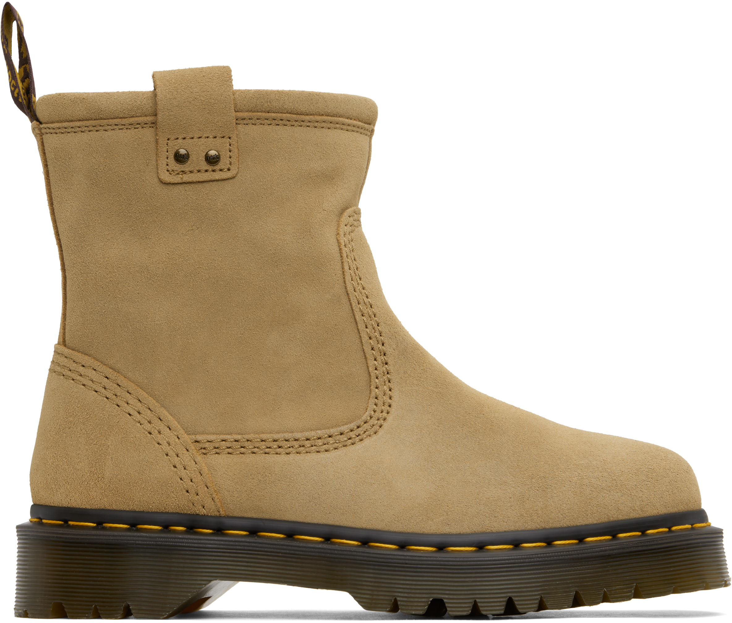 【Dr.Martens】Anistone Lo バイカー スエード ジップ ブーツ Dr. Martens ☆ Anistone Lo スエード バイカー風 ジップ ブーツ