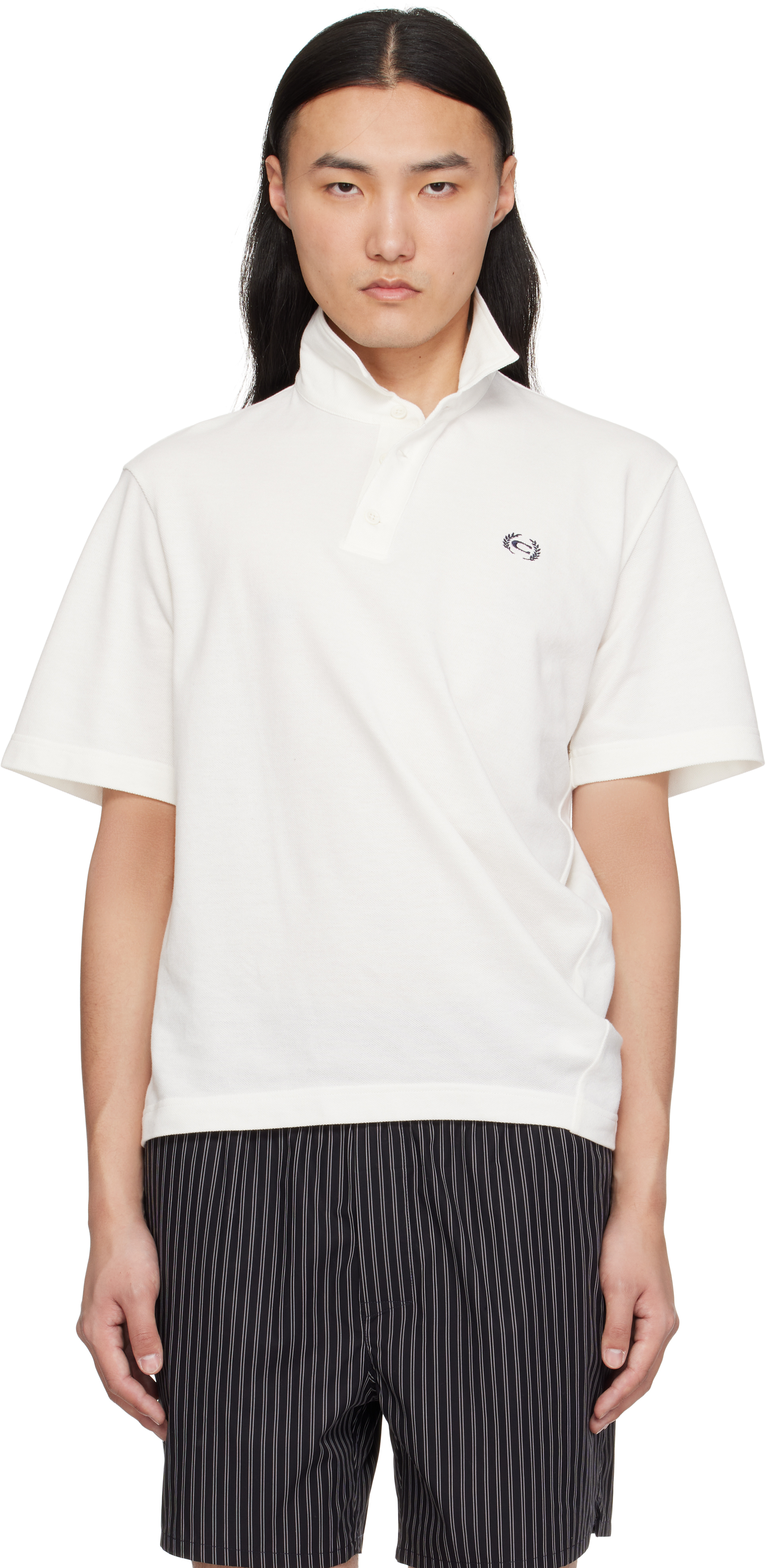 White Twisted Polo