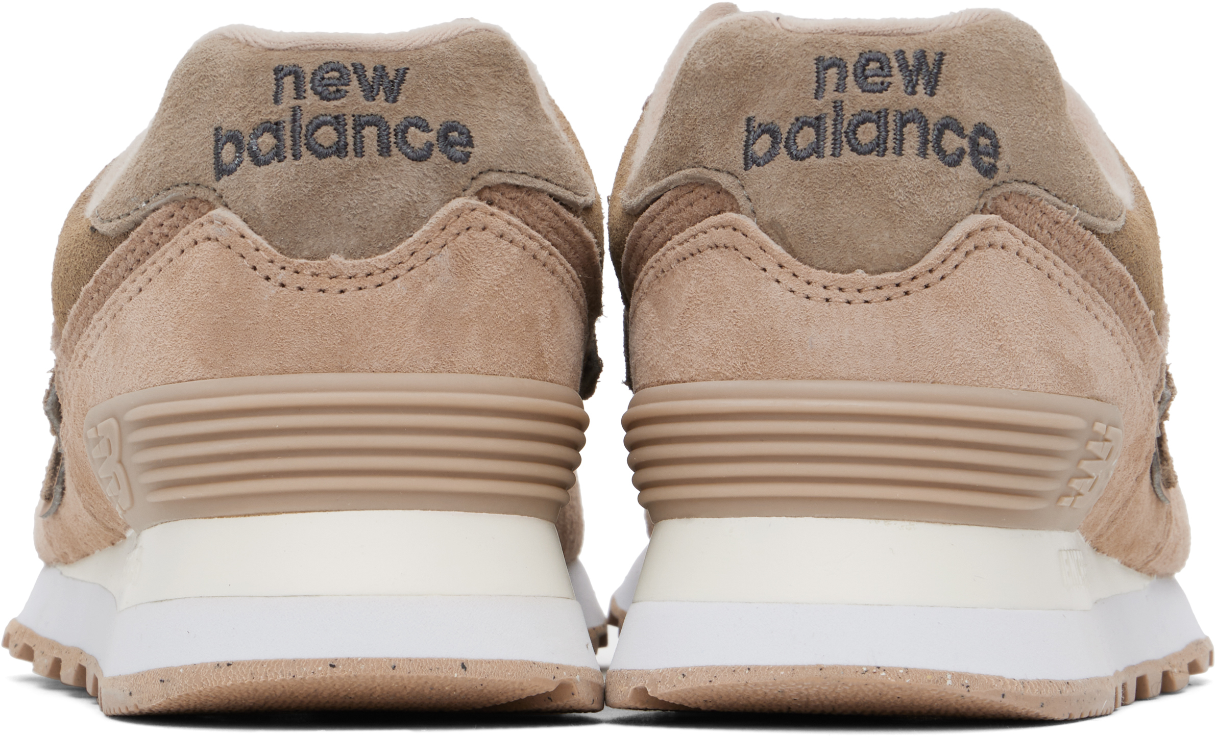 New Balance Taupe 574 Sneakers In Flat Taupe/mushroom