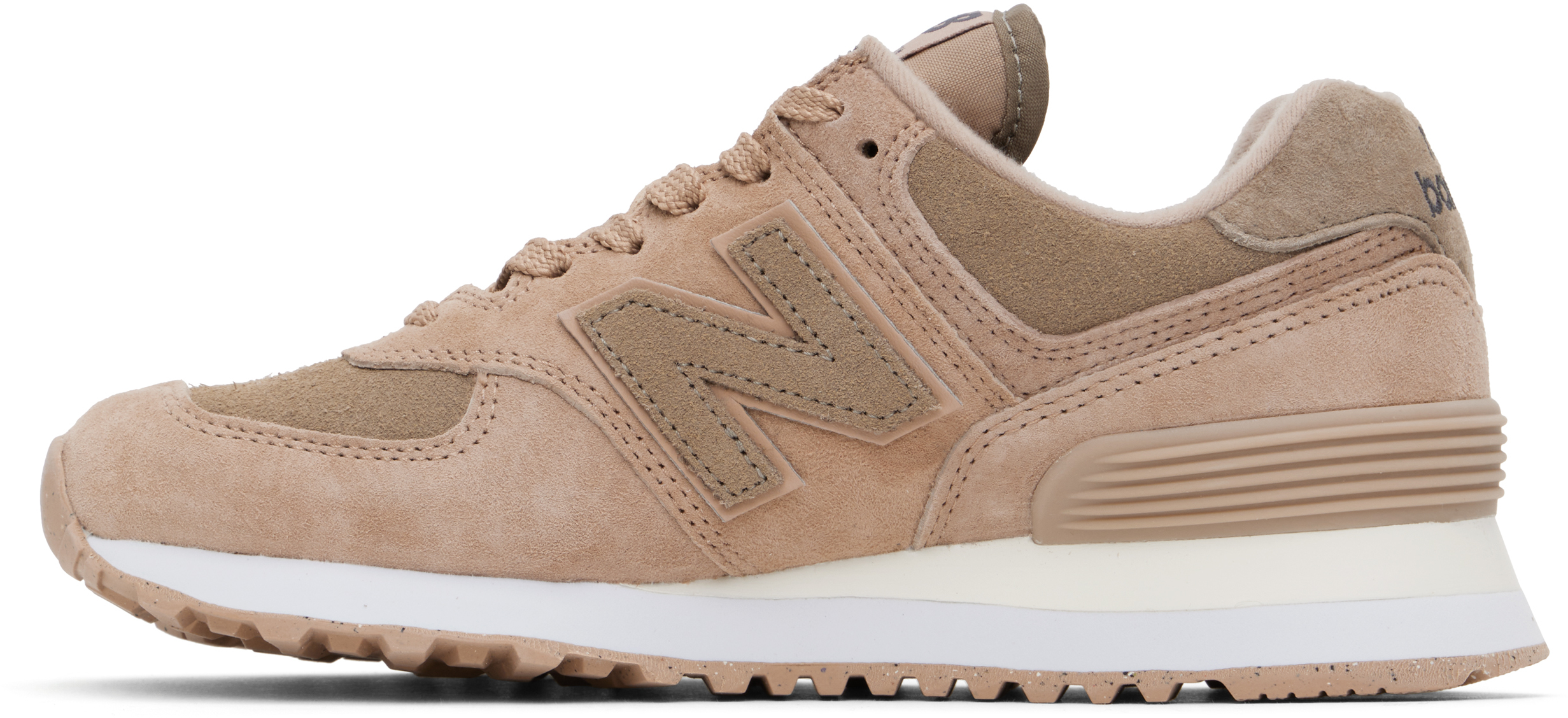 New Balance Taupe 574 Sneakers In Flat Taupe/mushroom