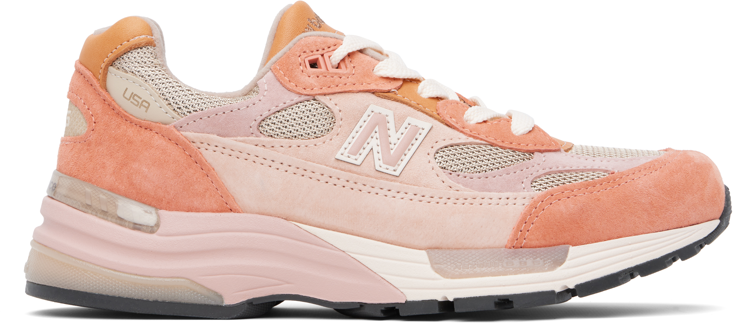 New Balance Pink & Beige Joe Freshgoods Edition Made In Usa 992 Trainers