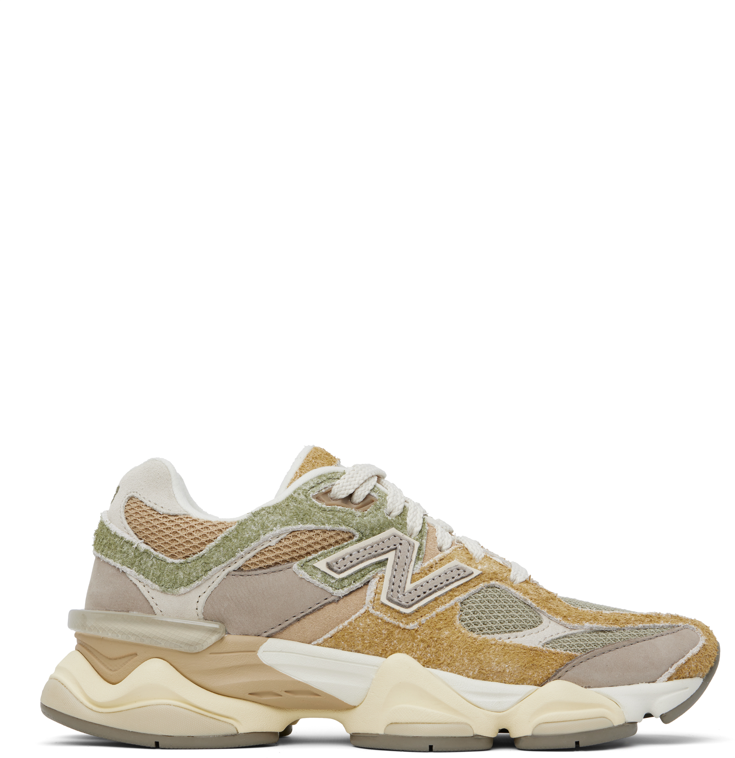 New Balance Khaki & Grey 9060 Trainers