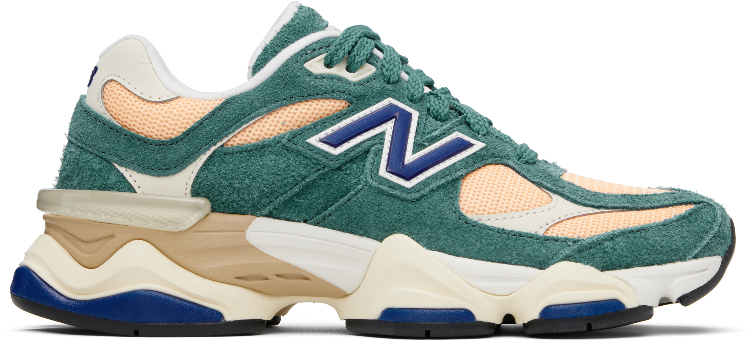 Green & Orange 9060 Sneakers