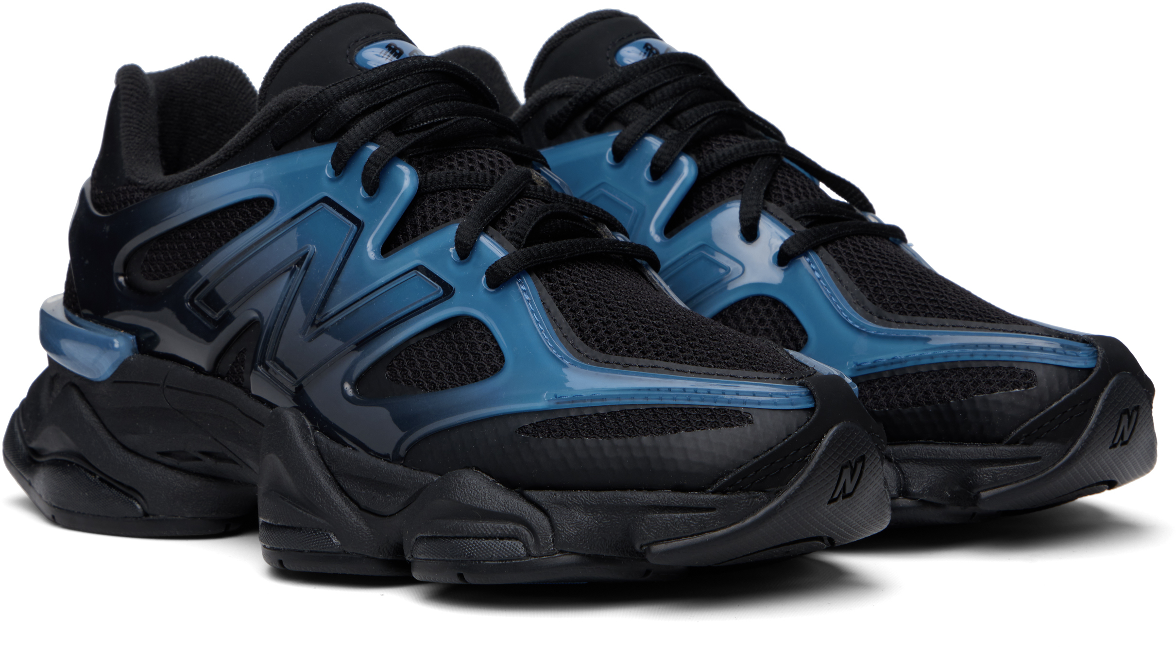 New Balance Black & Navy 9060 X Sneakers