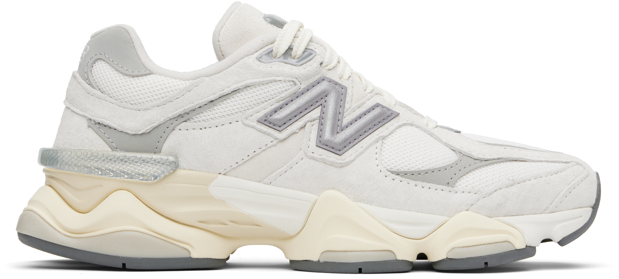 Off-White & Gray 9060 Sneakers