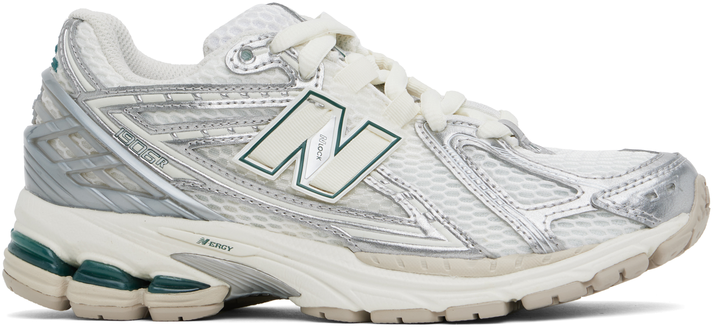 【New Balance】 正規品★ 1906R White llic Silver New Balance 1906R White Rain Cloud Silver Metallic Men's