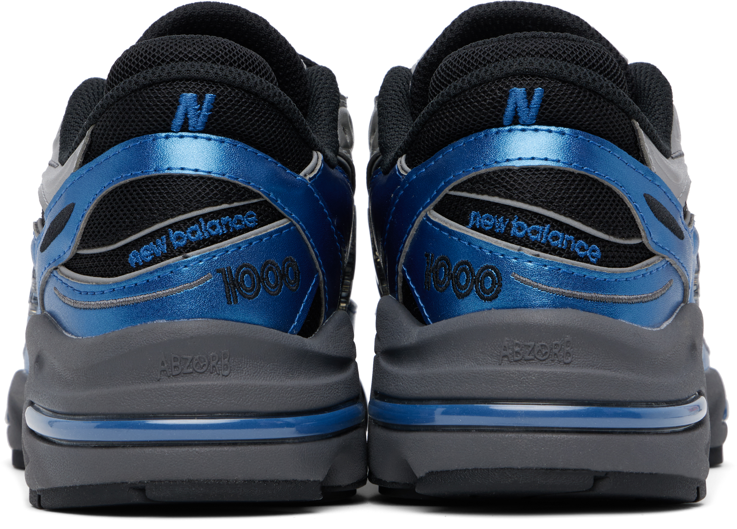 New Balance Silver & Navy 1000 Sneakers