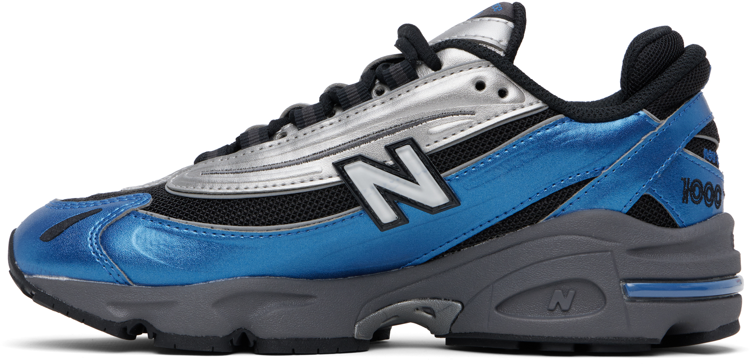 New Balance Silver & Navy 1000 Sneakers