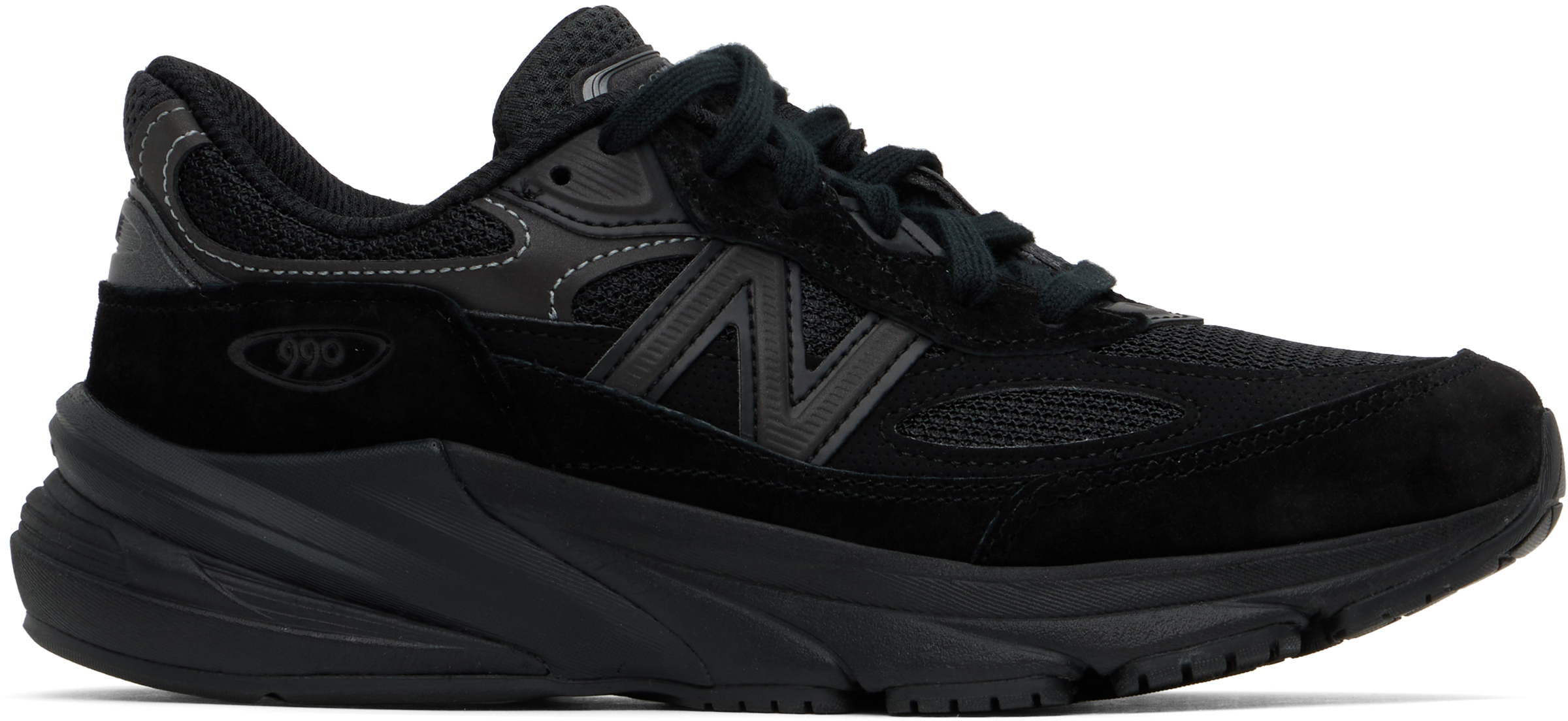 New Balance: Black 'Made in USA' 990v6 Sneakers | SSENSE