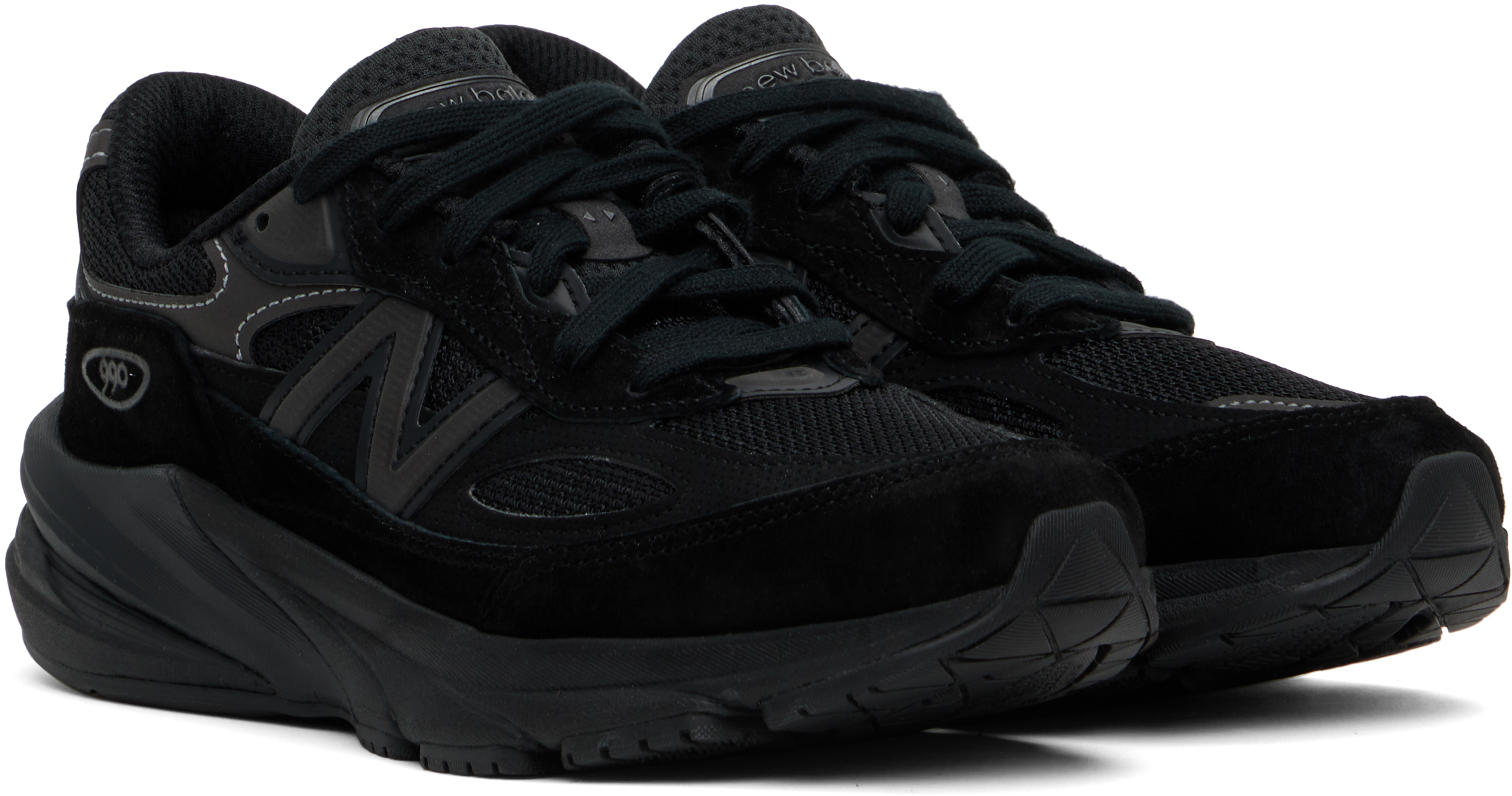 New Balance Black 'made In Usa' 990v6 Sneakers In Black