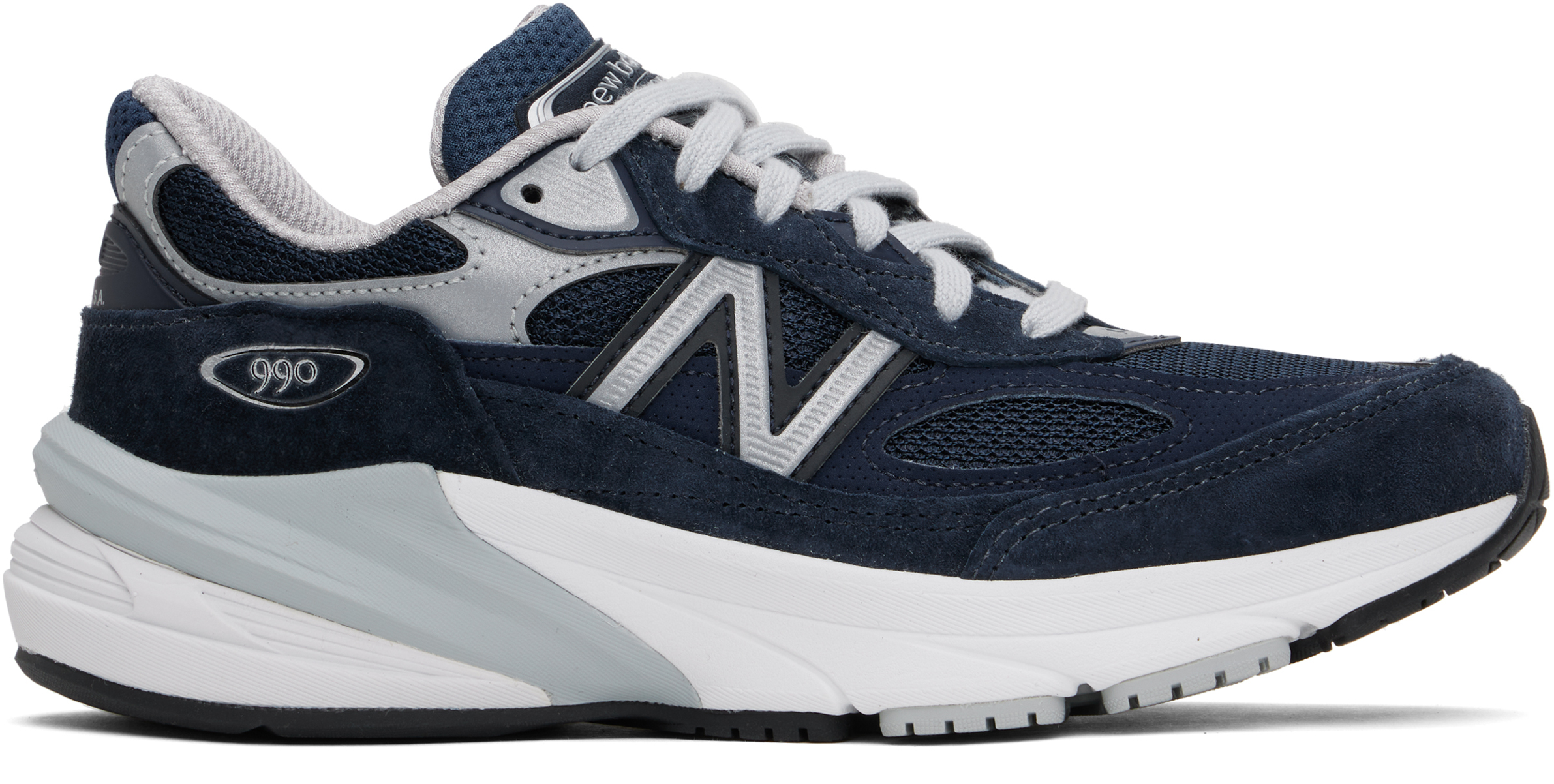 Navy 'Made in USA' 990v6 Sneakers by New Balance on Sale