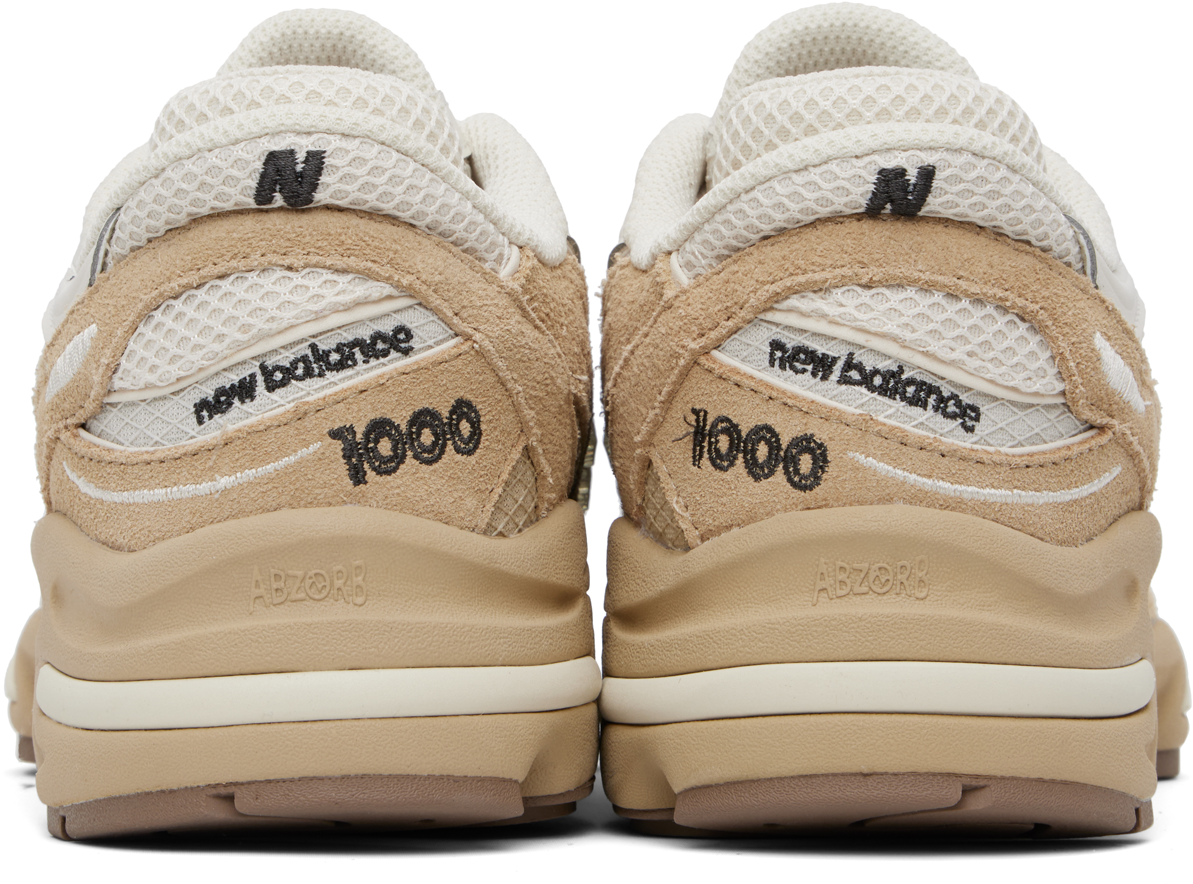 New Balance Beige & Tan 1000 Sneakers
