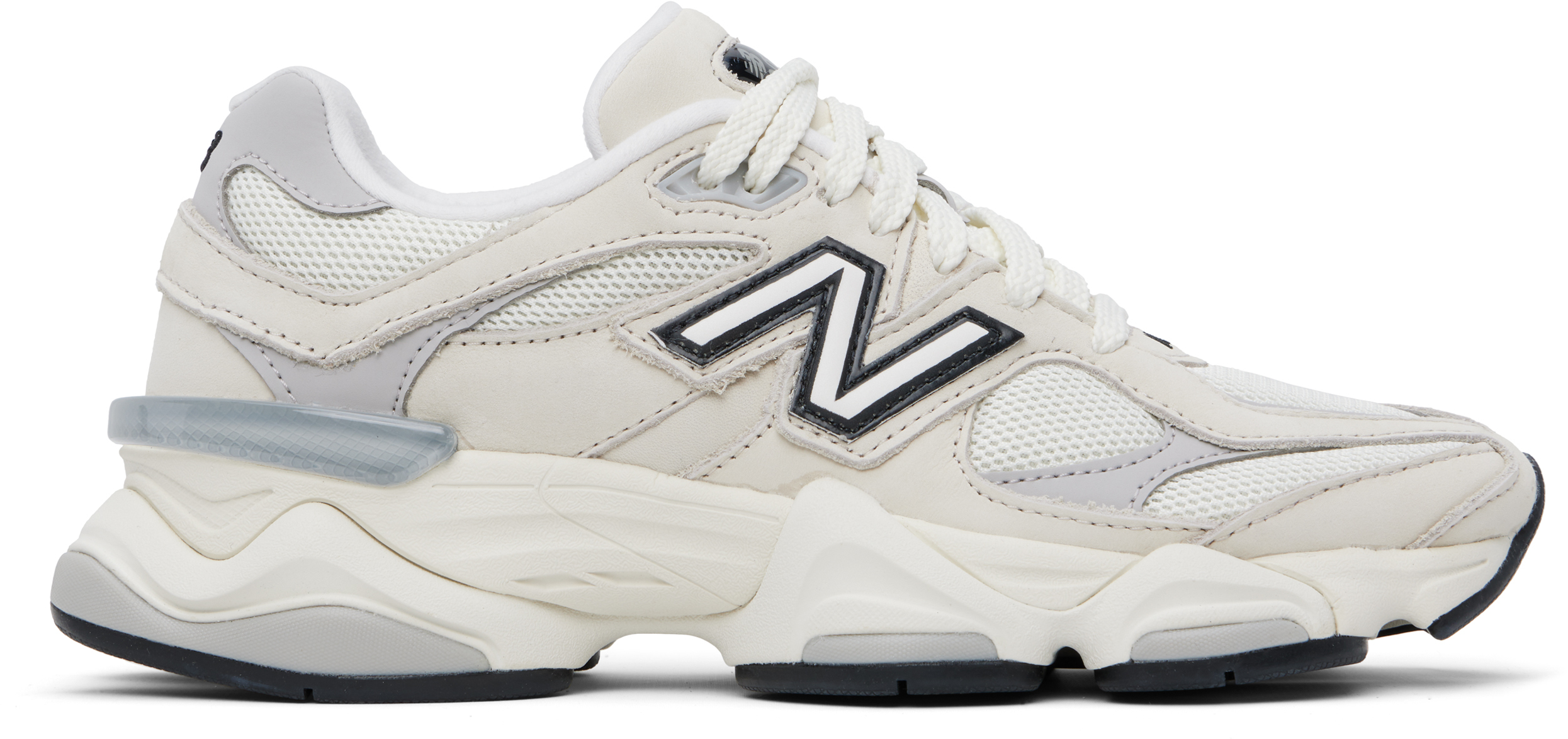 New Balance: オフホワイト&グレー 9060 スニーカー | SSENSE 日本 New Balance: オフホワイト&グレー 9060 スニーカー | SSENSE 日本
