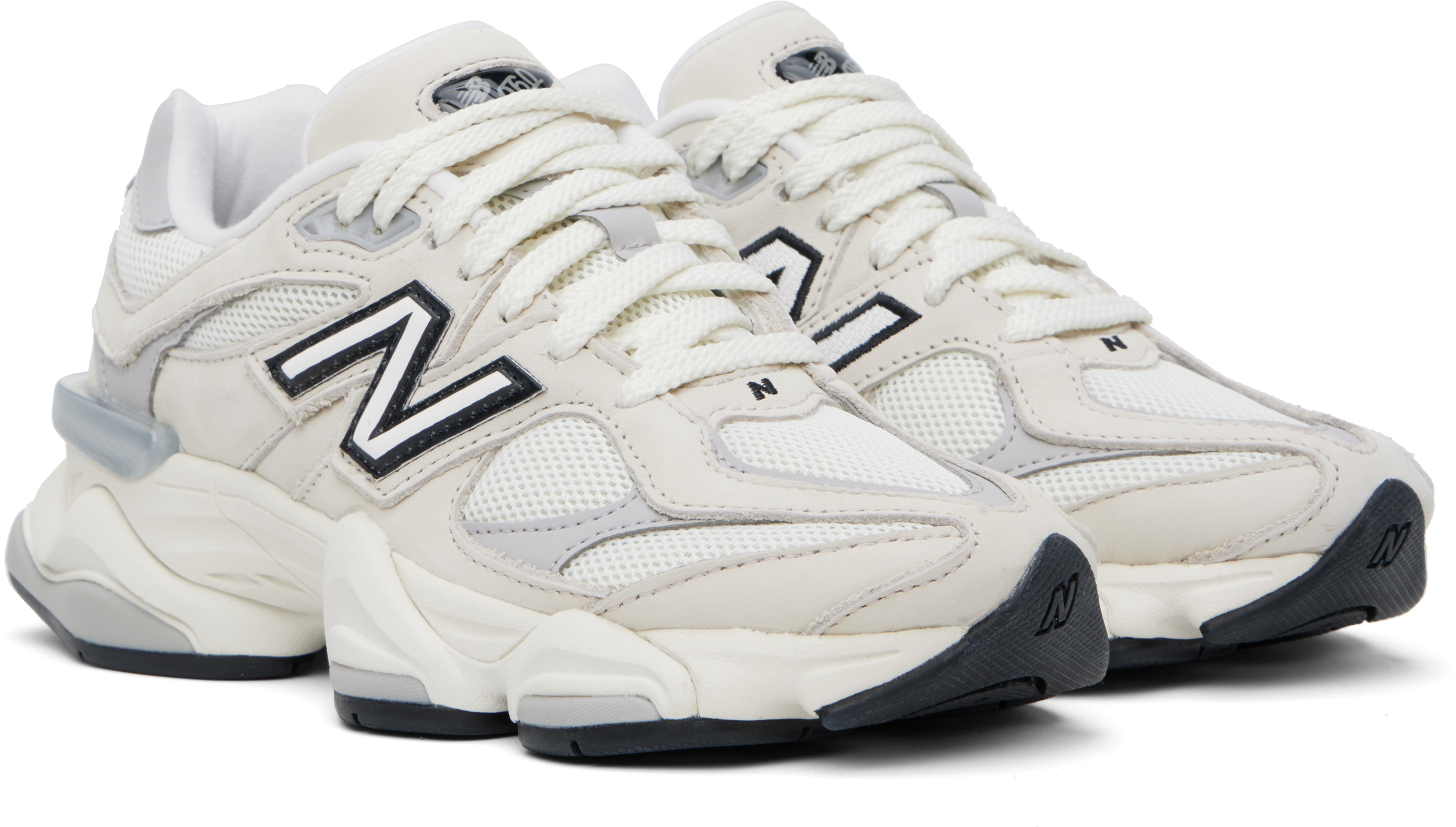 New Balance Off-white & Gray 9060 Sneakers