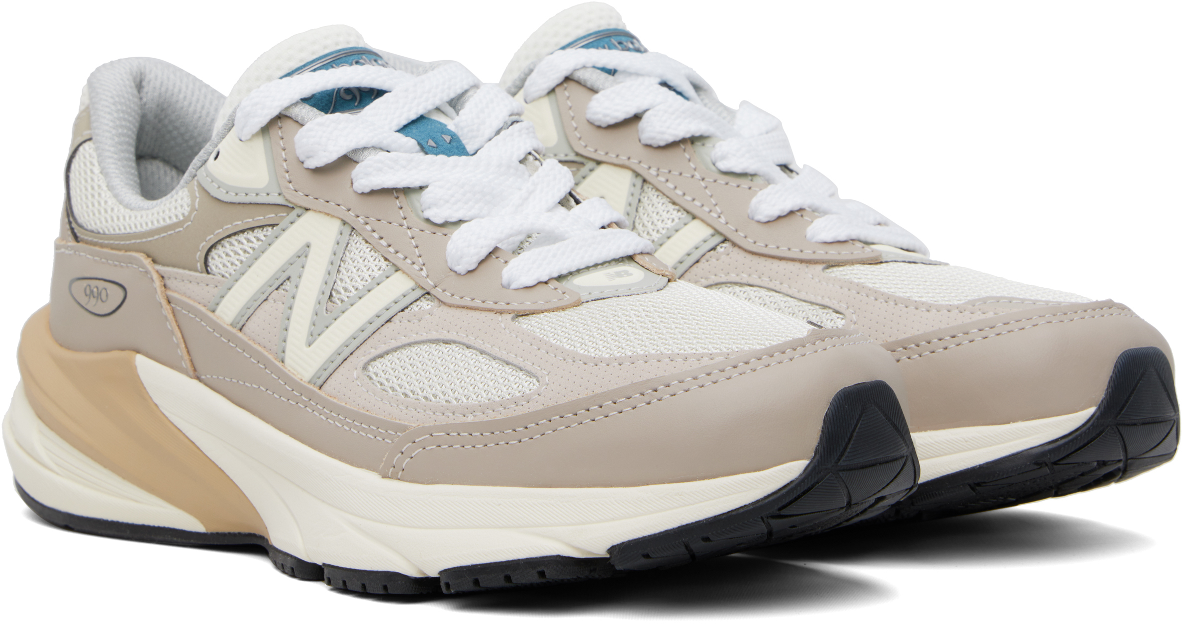 New Balance Unisex Made In Usa 990v6 In Beige/grau, Wildleder/mesh, Grösse 46.5 In Neutral