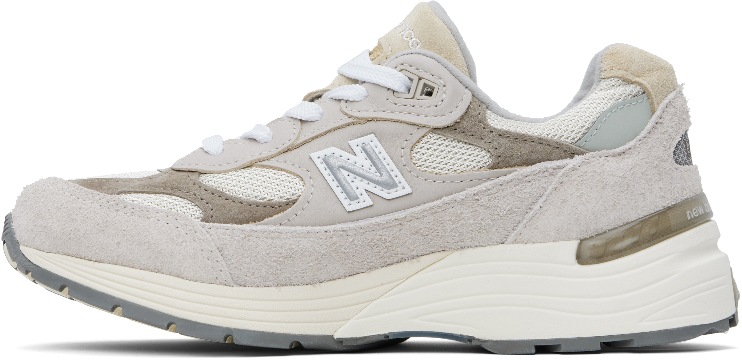 New Balance Beige & Taupe Made In Usa 992 Sneakers