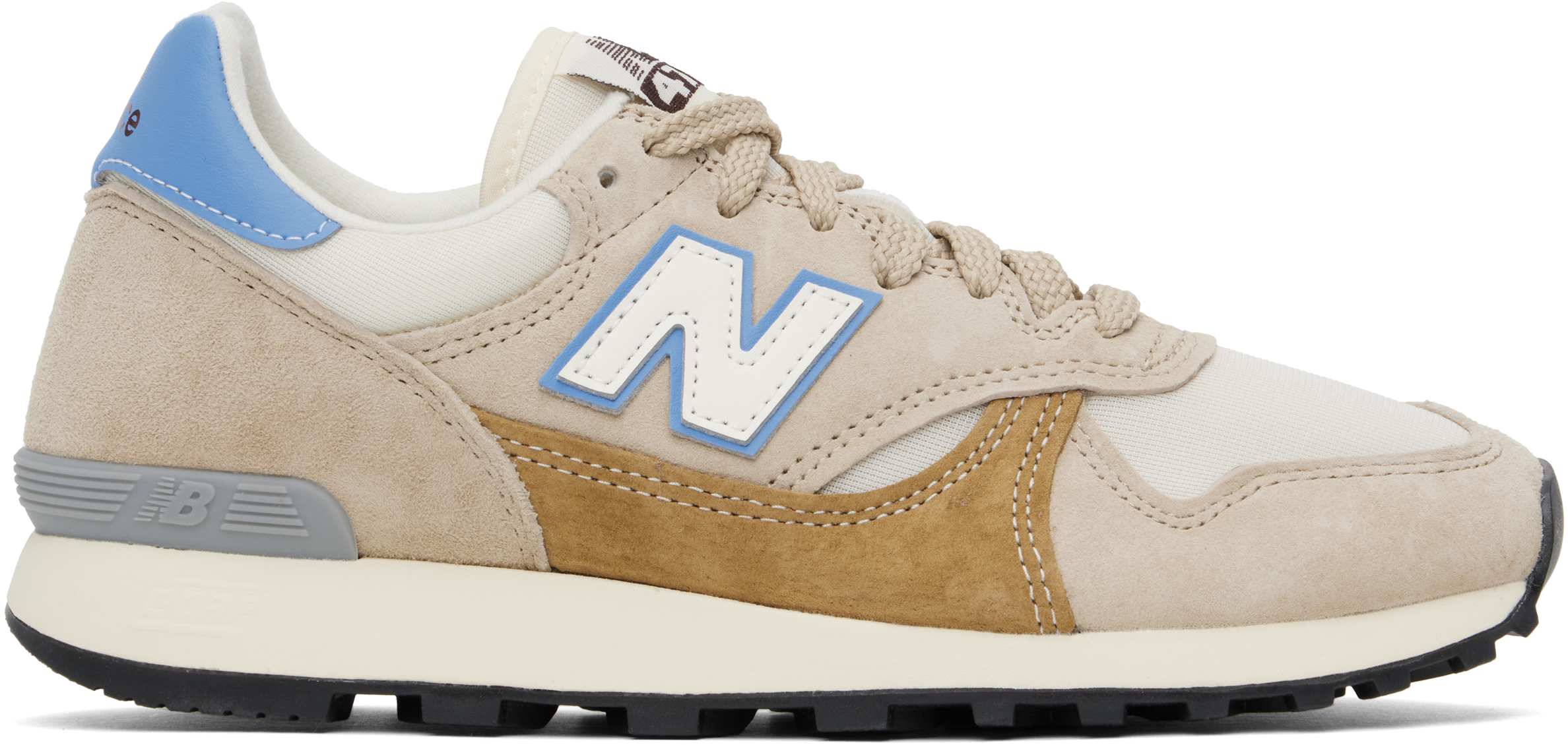 【関税込み】New Balance ベージュ＆トープ 475 スニーカー New Balanceのベージュ＆トープ 475 スニーカーがセール中