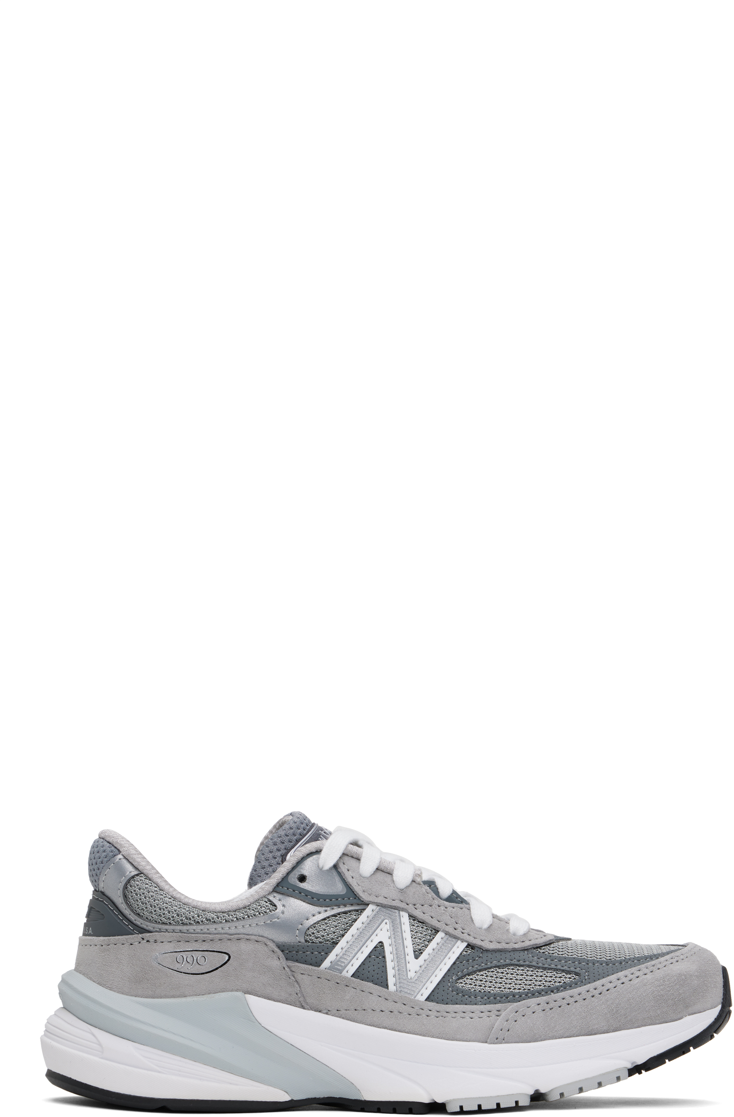 靴 New Balance 990V6 GRAY US8 New Balance: Gray 'Made in USA' 990v6 Sneakers | SSENSE