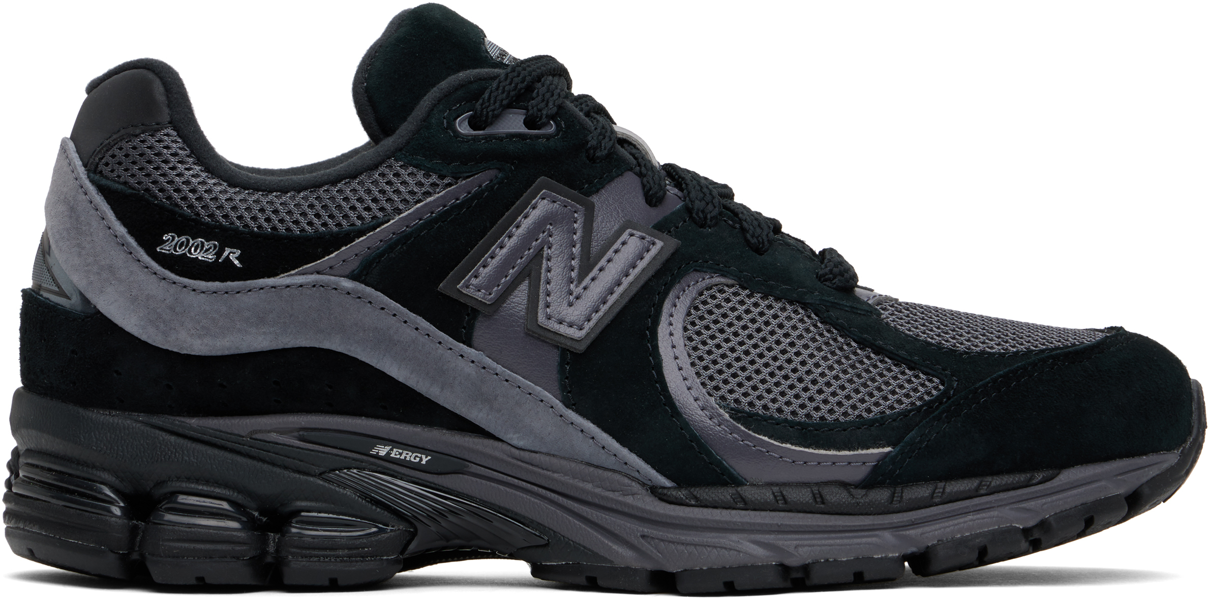 New Balance 2002r Black Dark Grey