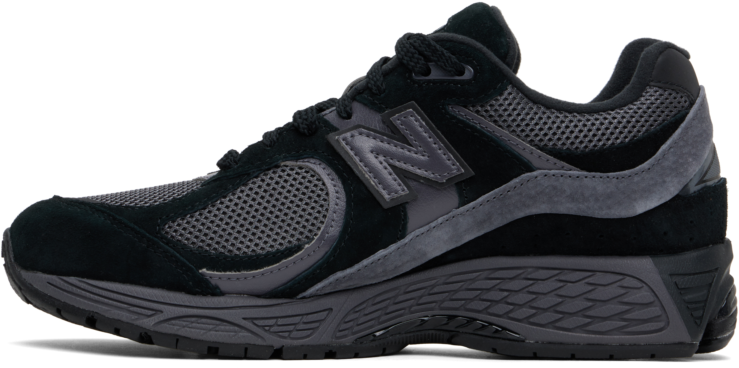New Balance 2002r Black Dark Grey