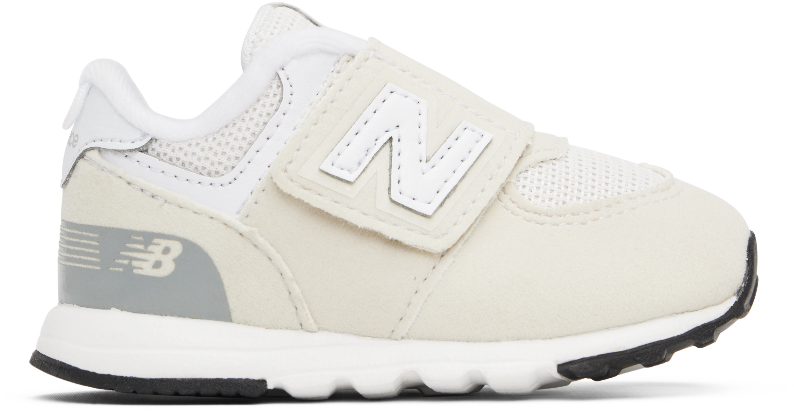 New Balance Baby Beige & White 574 New-b Hook & Loop Sneakers In Nibus Cloud