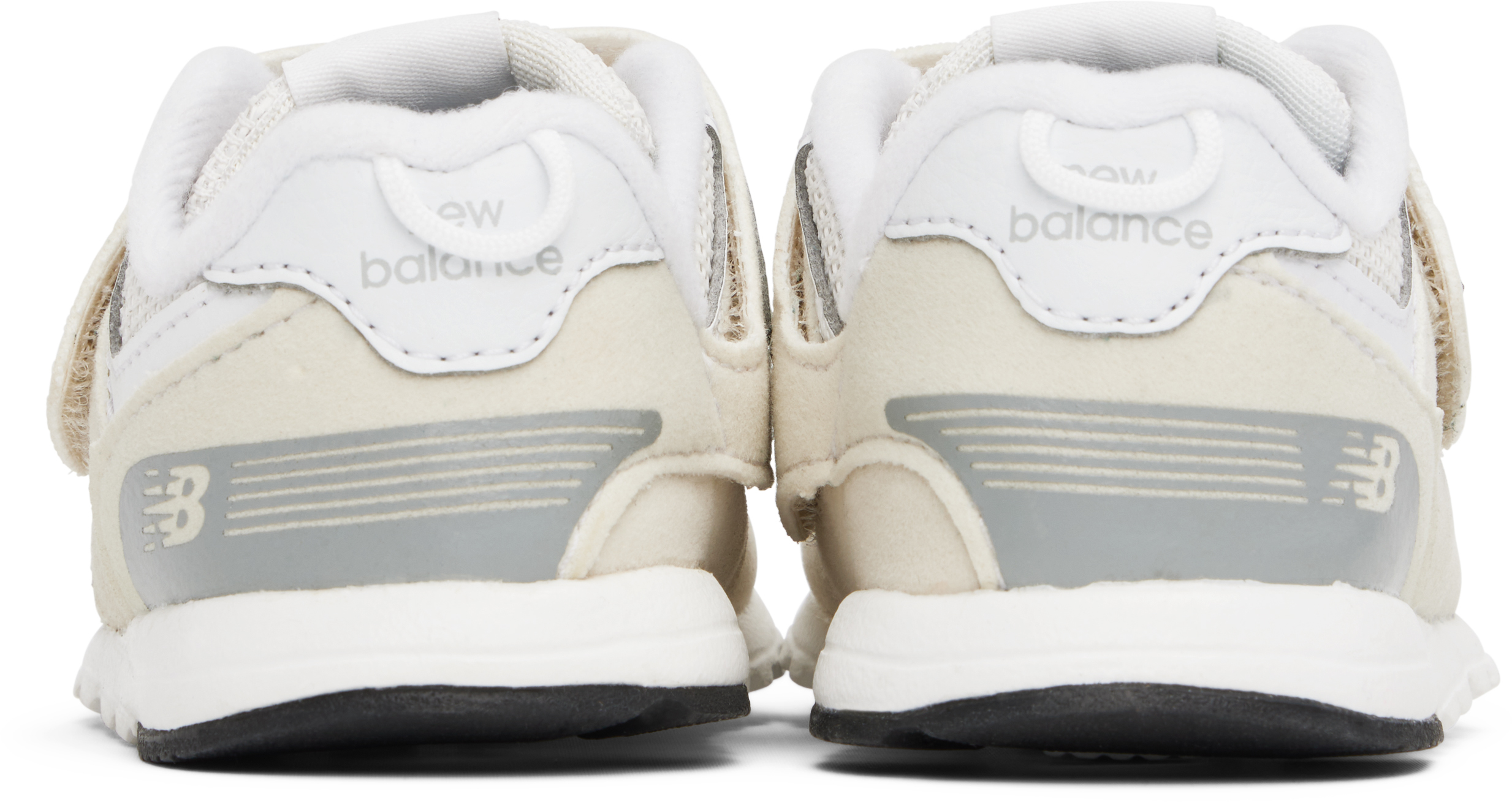 New Balance Baby Beige & White 574 New-b Hook & Loop Sneakers In Nibus Cloud