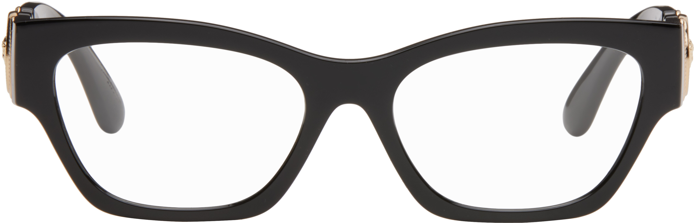 Black Medusa Biggie Cat-Eye Glasses